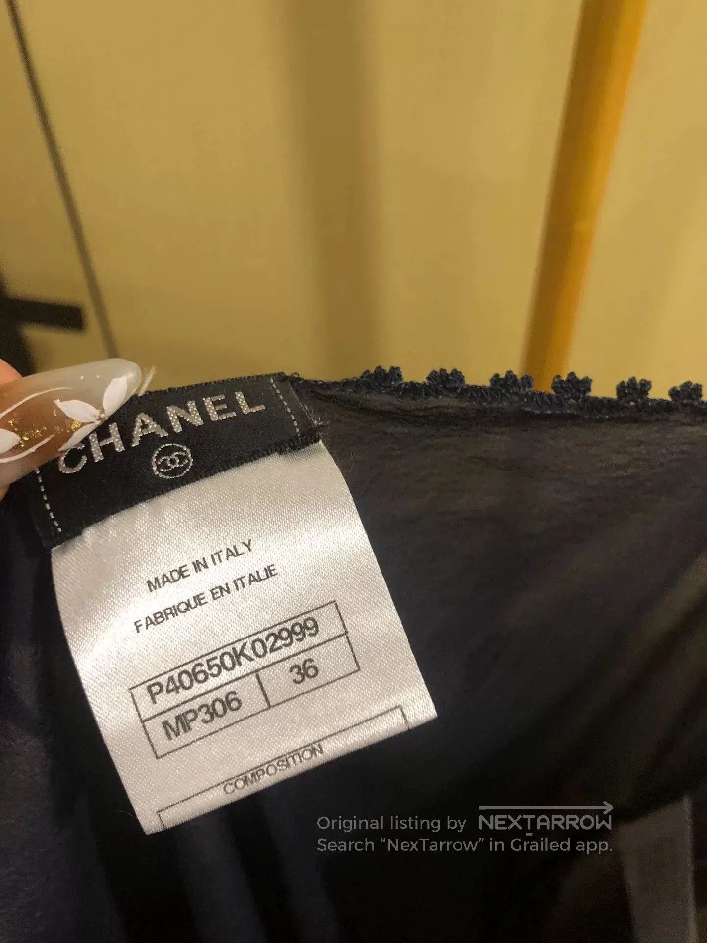 Chanel Chanel Navy Blue Slip Dress for Women. Size XS / US 0-2 / IT 36-38 - 3 Thumbnail