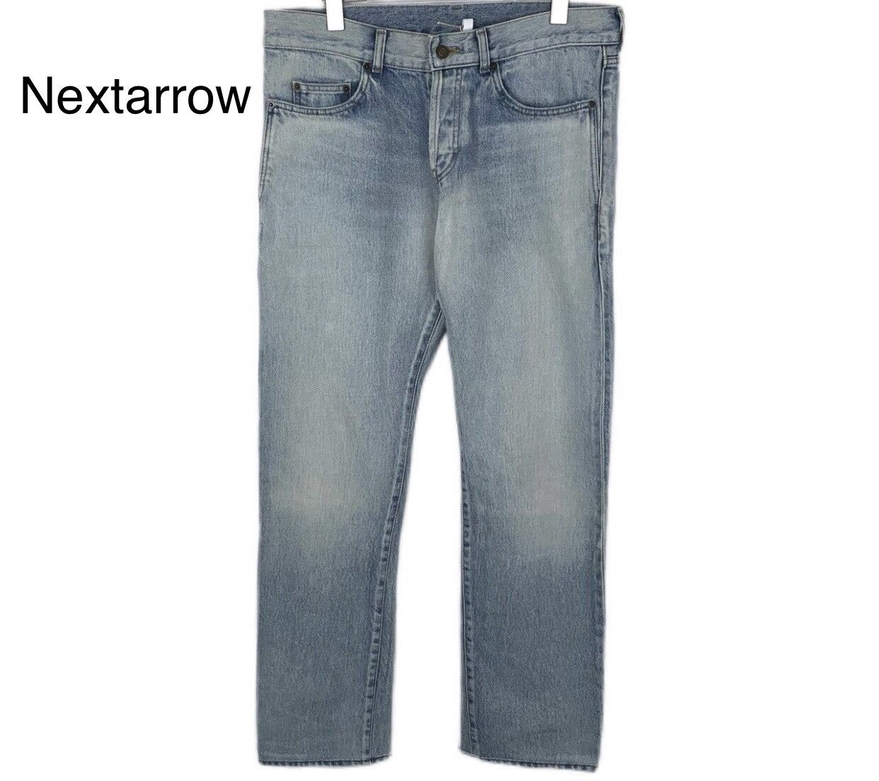 Saint Laurent Paris Saint Laurent SLP vintage vintage vintage blue leg jeans Size US 31 - 1 Thumbnail