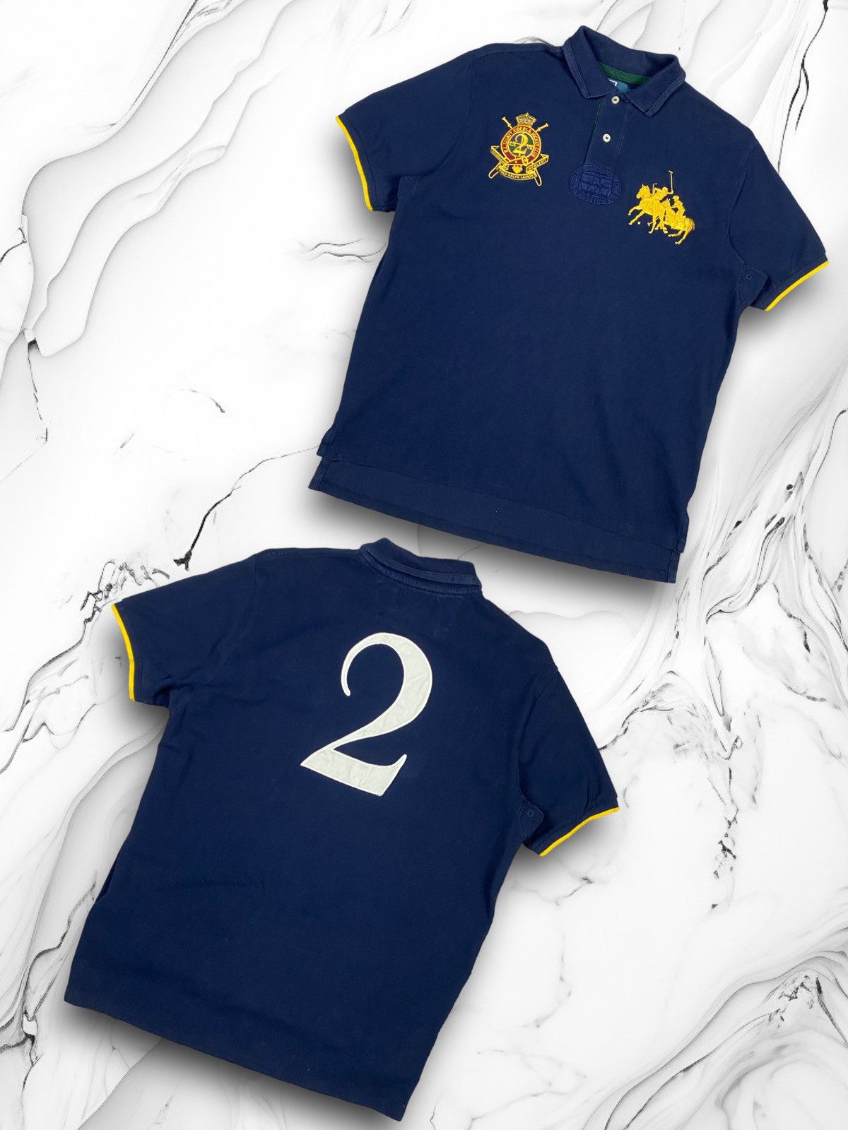 Polo Ralph Lauren × Vintage Vintage Polo Ralph Lauren Designer T Shirt Tee Size L Size US L / EU 52-54 / 3 - 1 Thumbnail