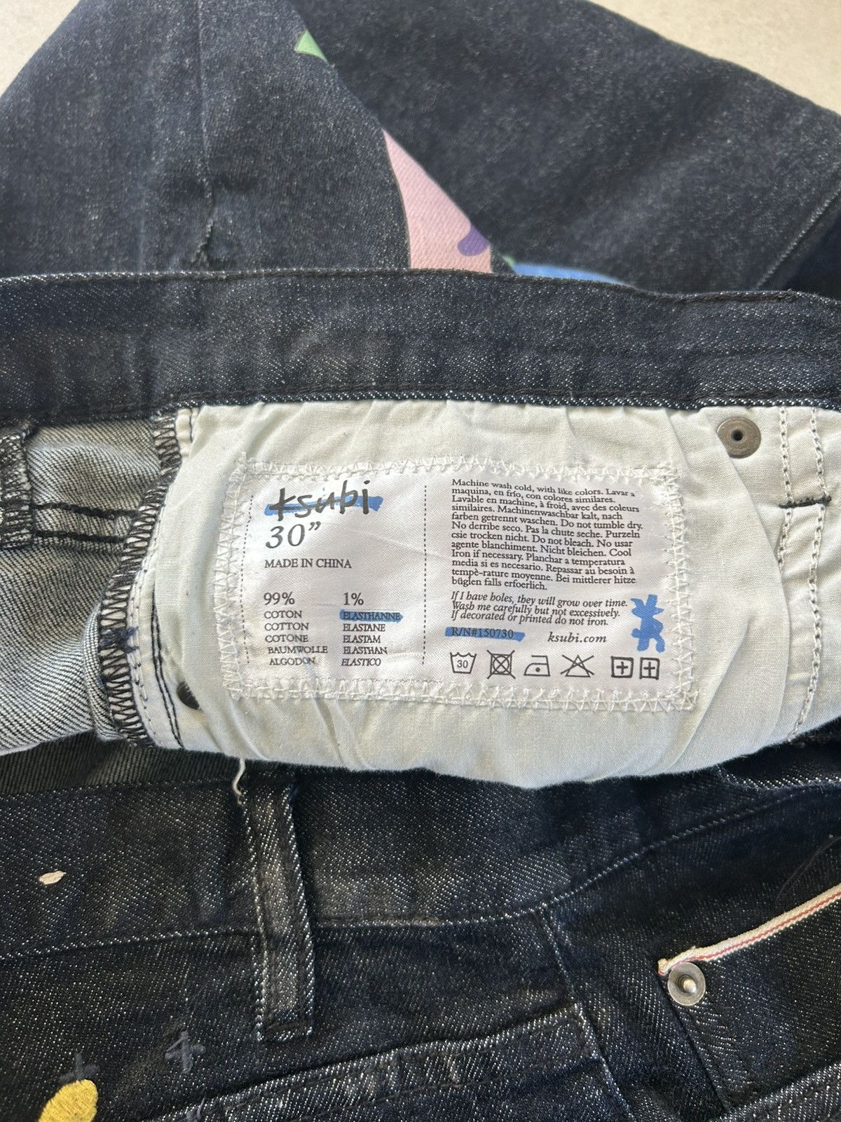 Ksubi Ksubi x Hidji Workd x Dntwatch TV Selvedge Size US 31 - 11 Thumbnail