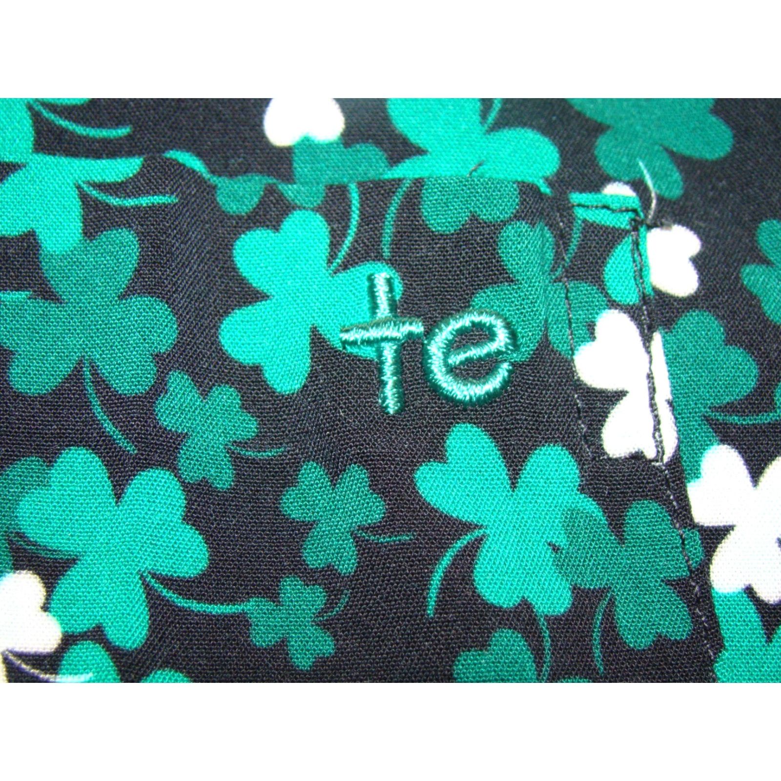 Vintage Tipsy Elves Shirt Main Selling Point: Shamrock Confetti Green Clover Irish St Patrick's Day Button-Up Shirt L Mens Size US L / EU 52-54 / 3 - 2 Thumbnail