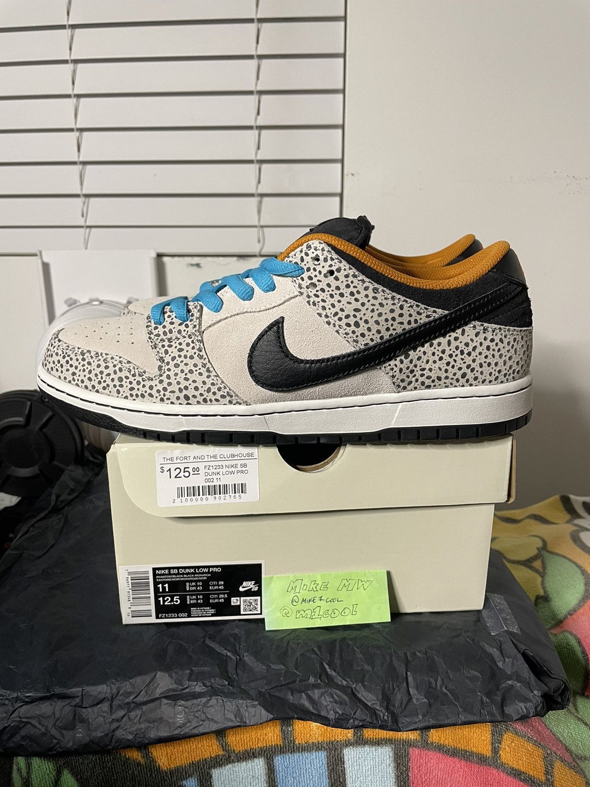 Nike Nike Dunk SB Low Electric Pack Olympics Safari sz 11 flash Size US 11 / EU 44 - 8 Thumbnail