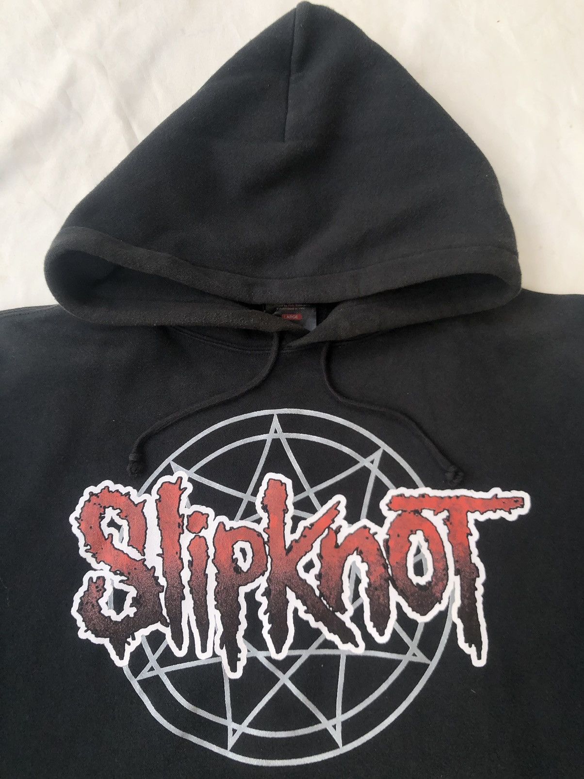 Band Tees × Vintage 00S VINTAGE SLIPKNOT HOODIE Size US L / EU 52-54 / 3 - 5 Thumbnail
