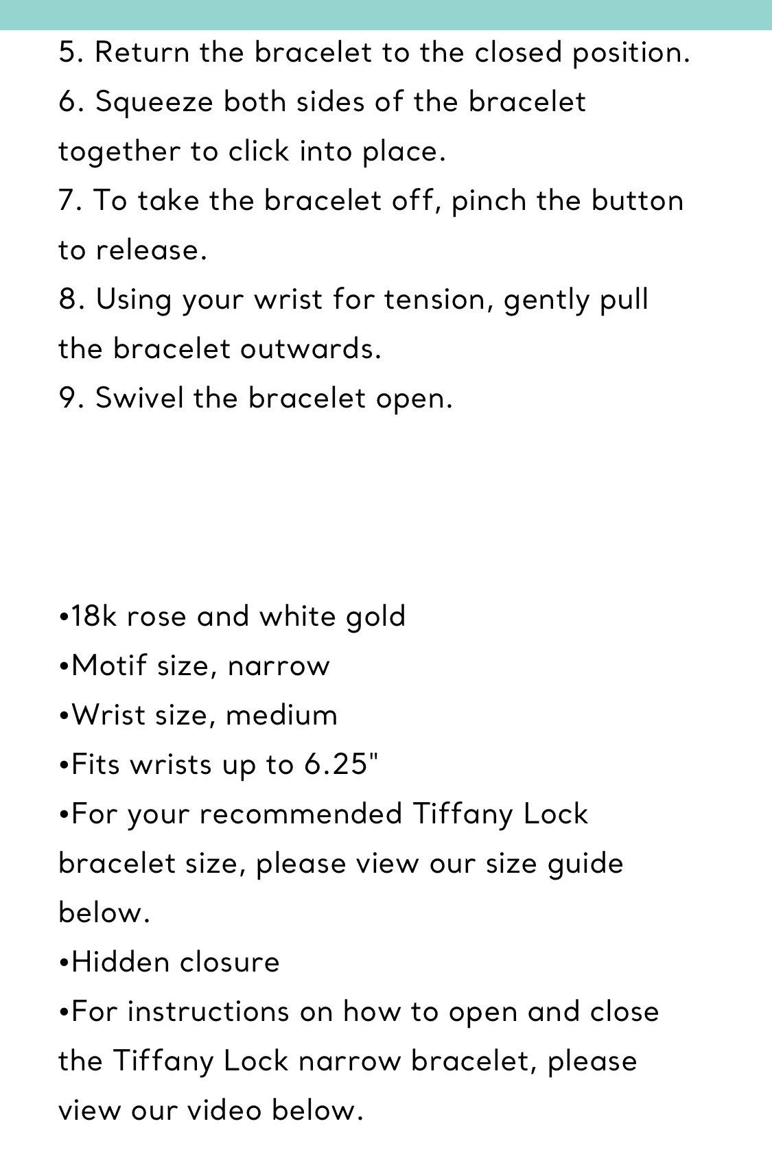 Tiffany & Co. Tiffany Lock Narrow Bangle Rose/White Gold 🚫READ DESCRIPTION Size ONE SIZE - 15 Thumbnail
