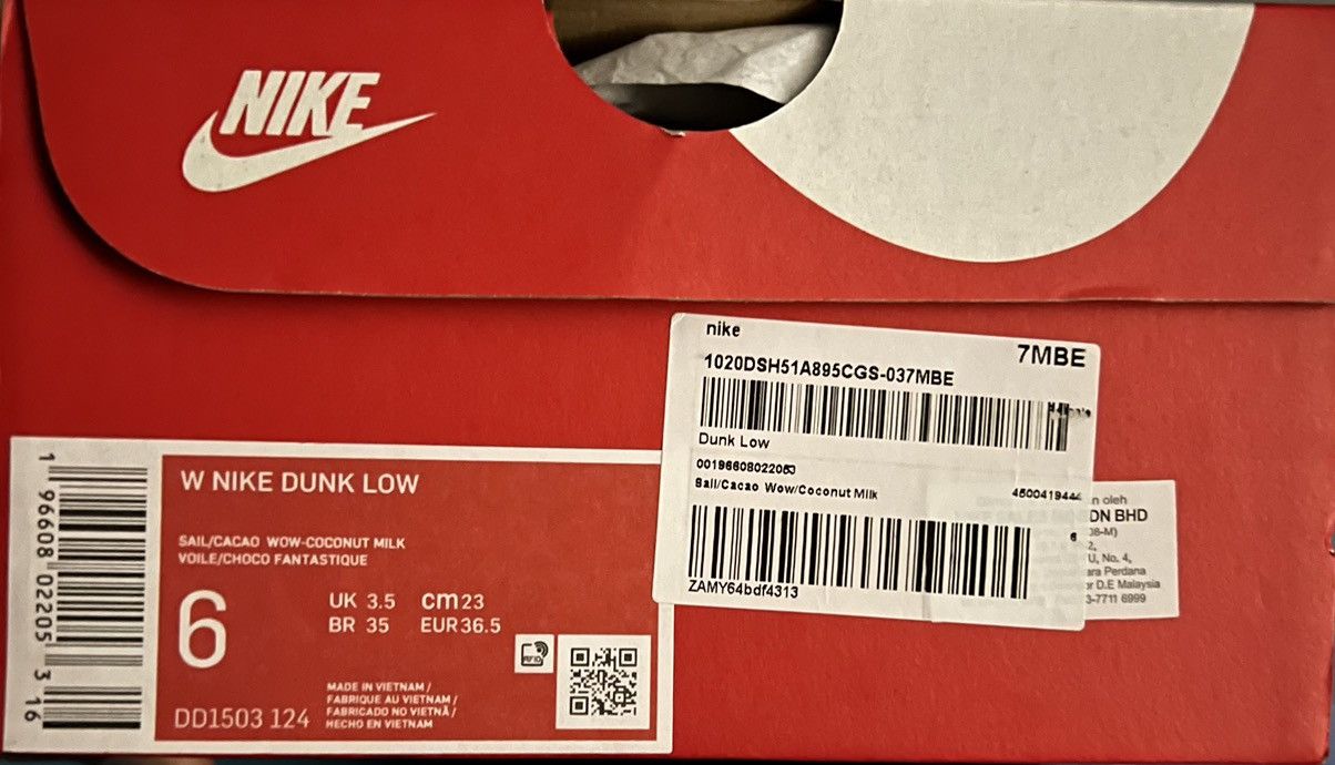 Nike Nike Dunk Low Cacao Size US 6 / IT 36 - 6 Thumbnail