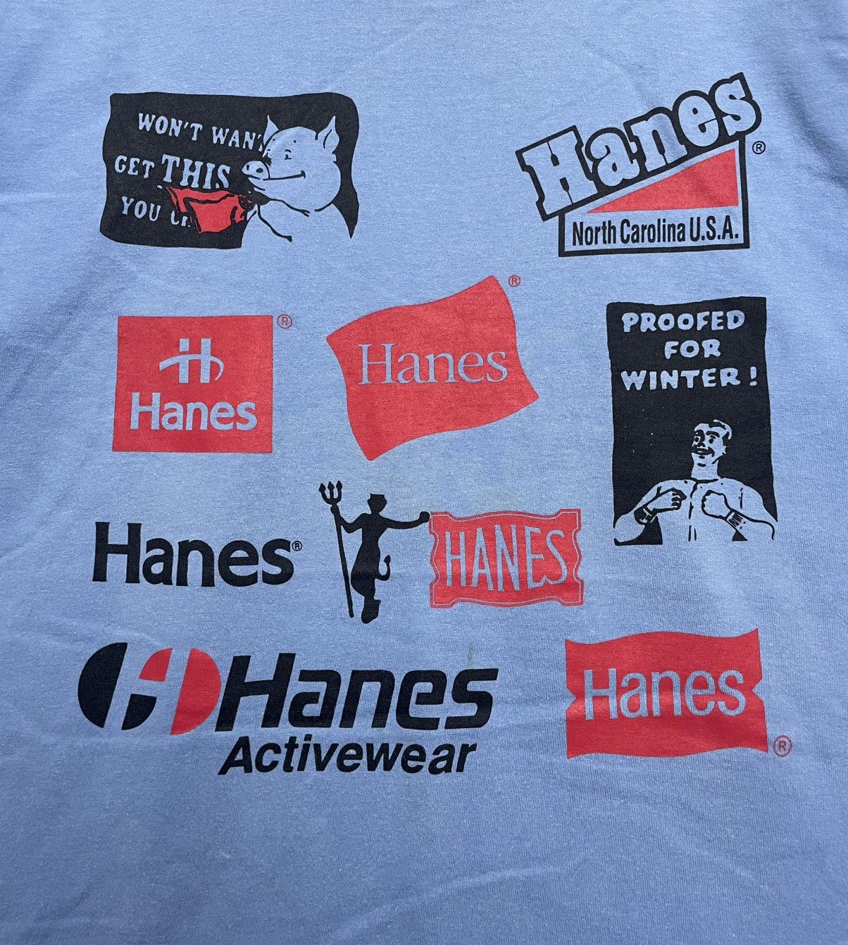 Hanes Vintage Hanes T-Shirt Size US M / EU 48-50 / 2 - 2 Thumbnail