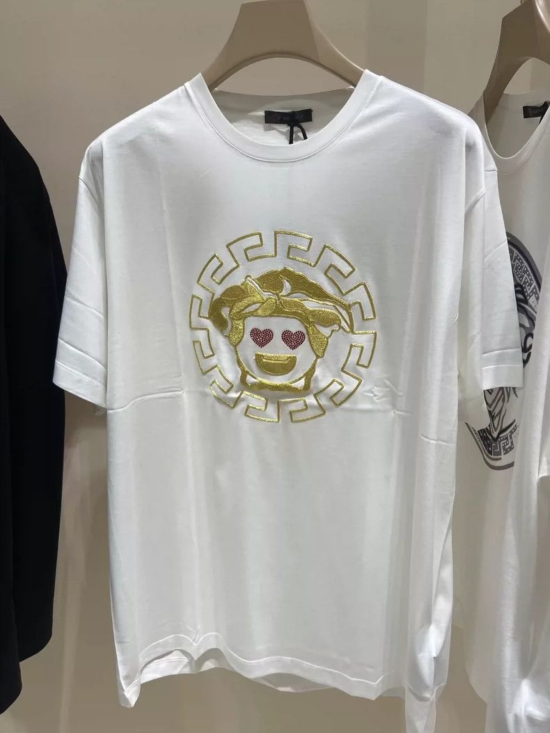 Versace Versace Printed logo short-sleeved T-shirt Size US L / EU 52-54 / 3 - 4 Thumbnail