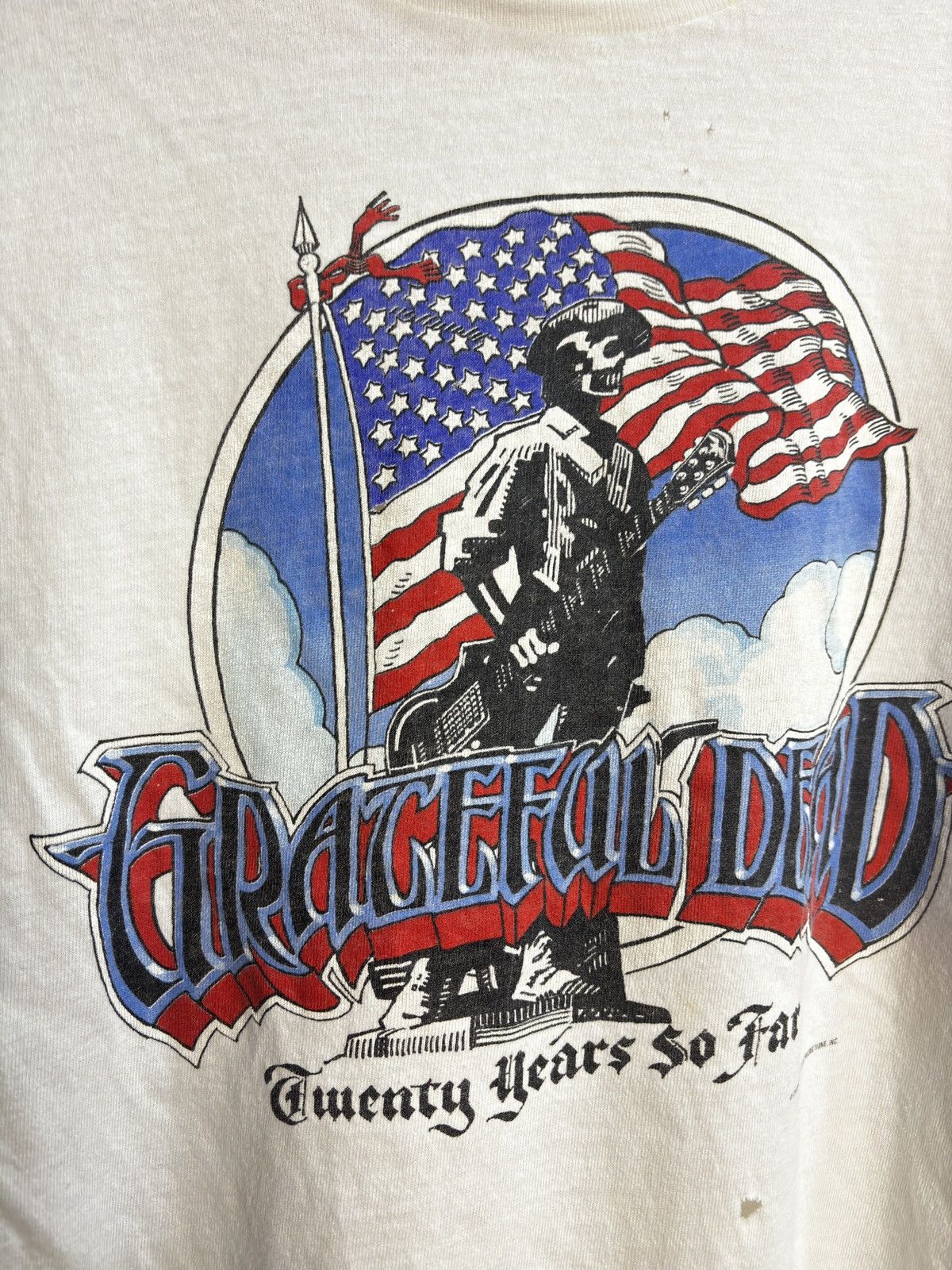 Grateful Dead Vintage 80s Grateful Dead 1985 20 years Anniversary Rare ❗️ Size US XL / EU 56 / 4 - 2 Thumbnail