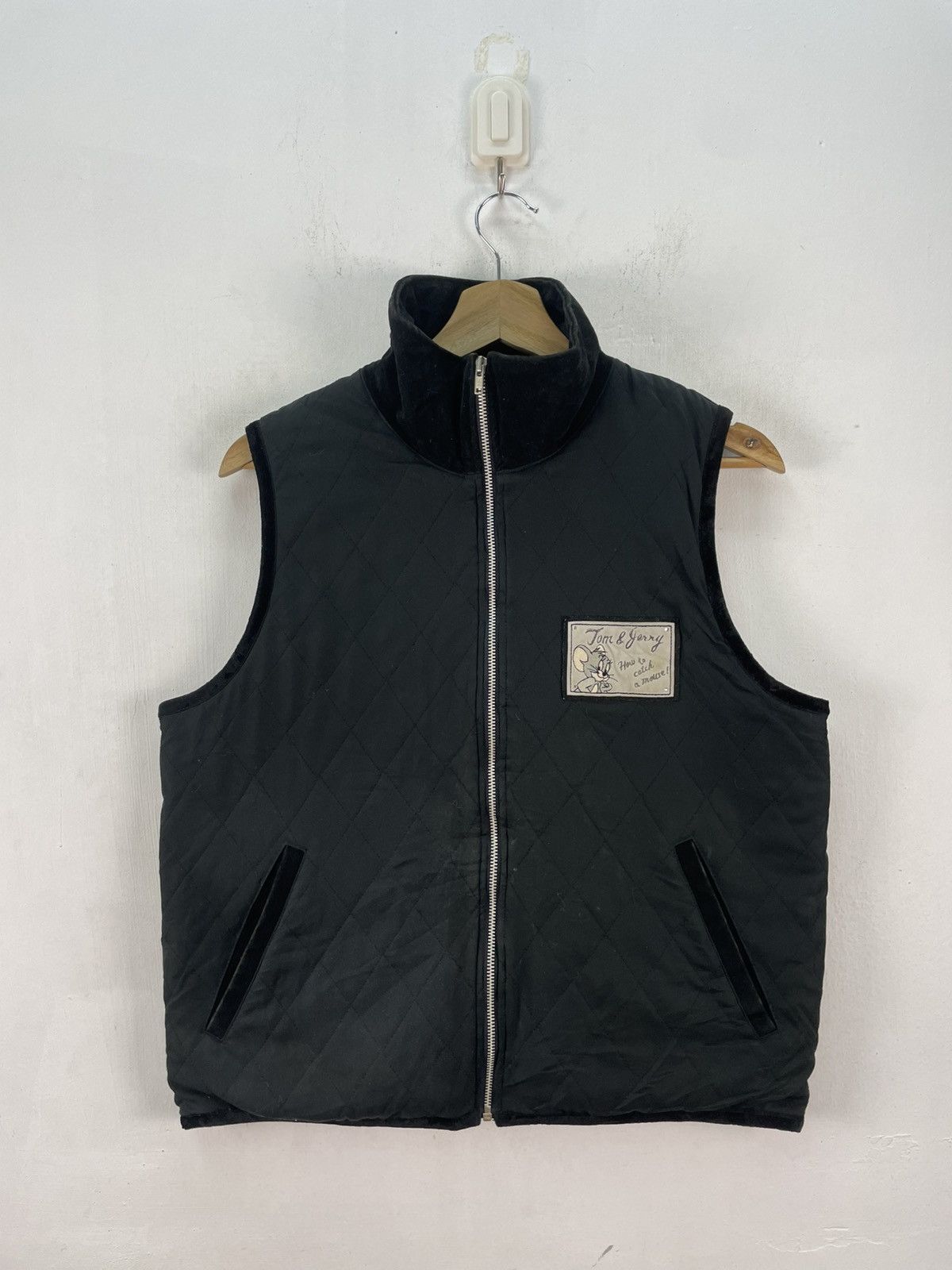 Cartoon Network × Vintage Vintage Tom and Jerry Quilted Jacket Vest Size US M / EU 48-50 / 2 - 1 Thumbnail