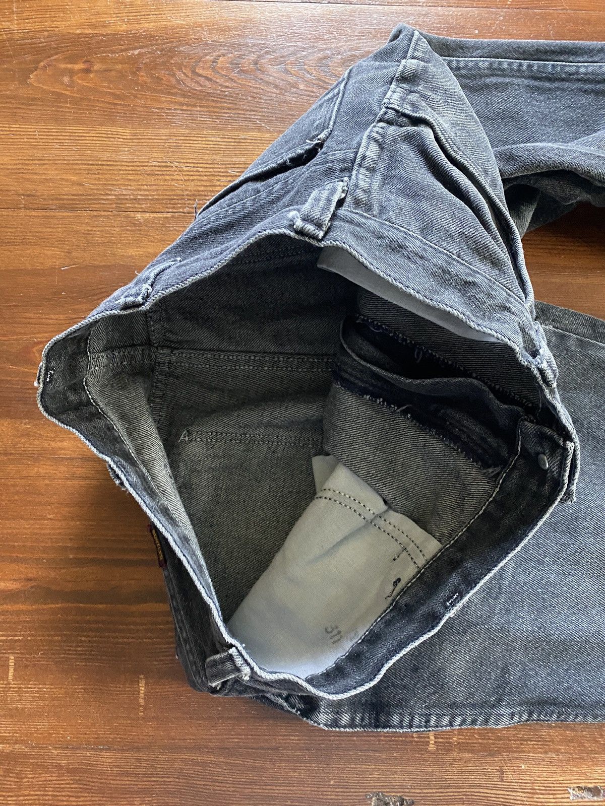 Rustler Vintage 90’s Rustler Faded Black Denim Jeans 31x29 Size US 31 - 11 Thumbnail