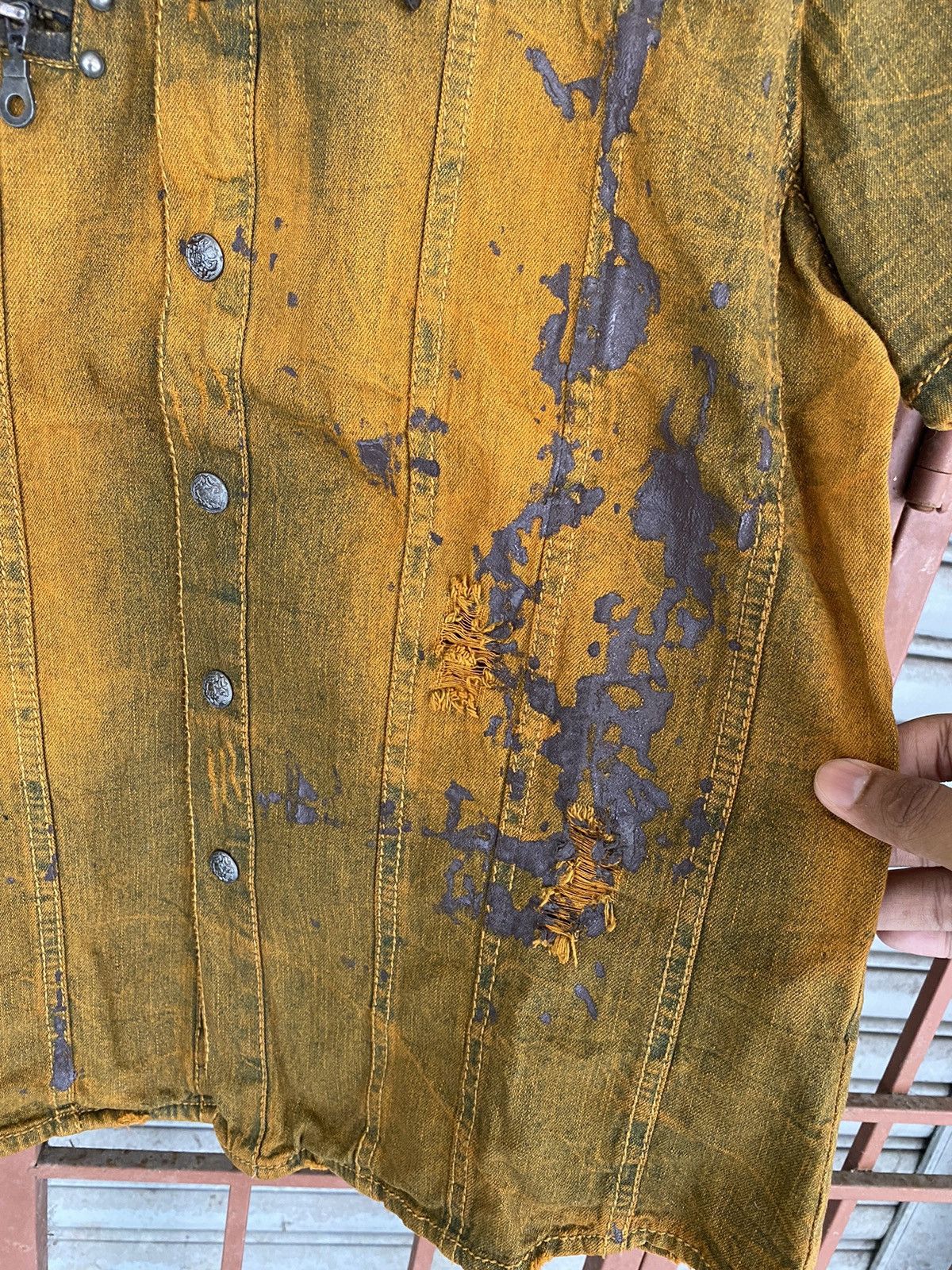 In The Attic Vintage In The Attic Punk Dye button shirt Size US L / EU 52-54 / 3 - 8 Thumbnail