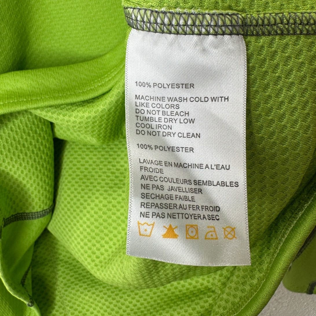 Other Cannondale Lime Green Front Zip Long Sleeve Workout Top L Size 34" / US 12 / IT 48 - 5 Thumbnail