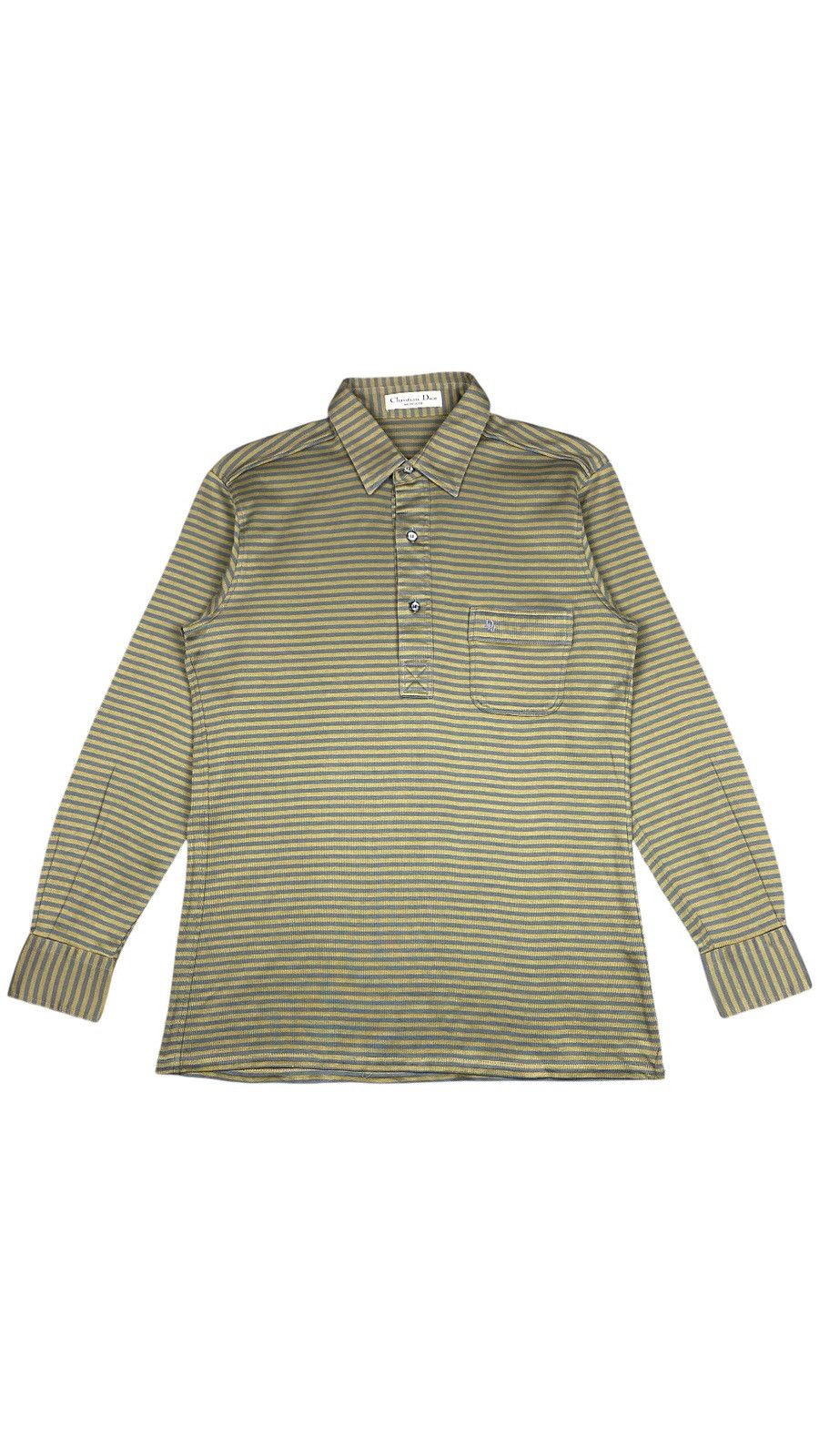 Vintage Christian Dior Monsieur Stripe Pocket Polo
