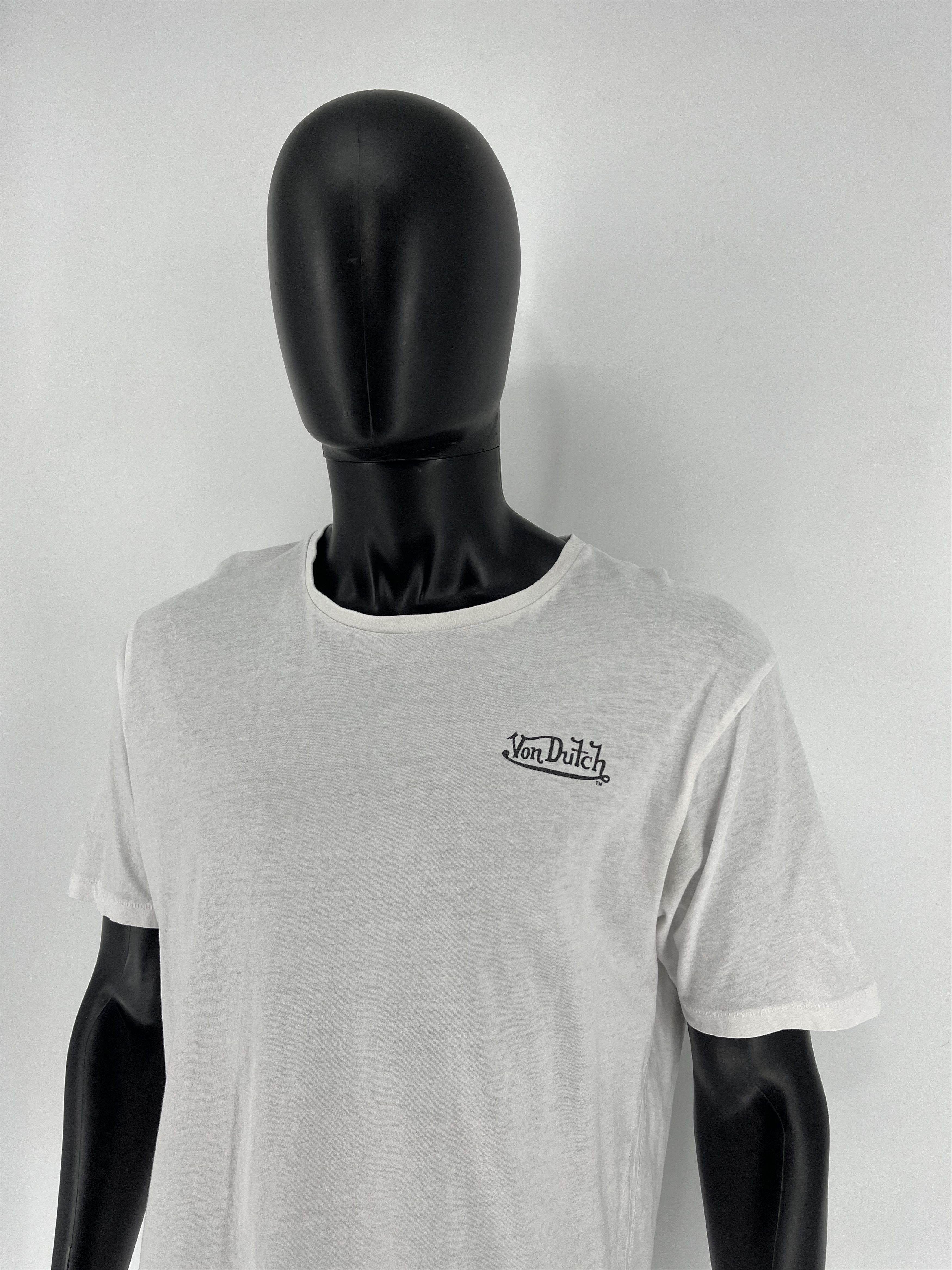 Other Vintage Von Dutch Y2K Mini LOgo White T-Shirt Size US XS / EU 42 / 0 - 4 Thumbnail