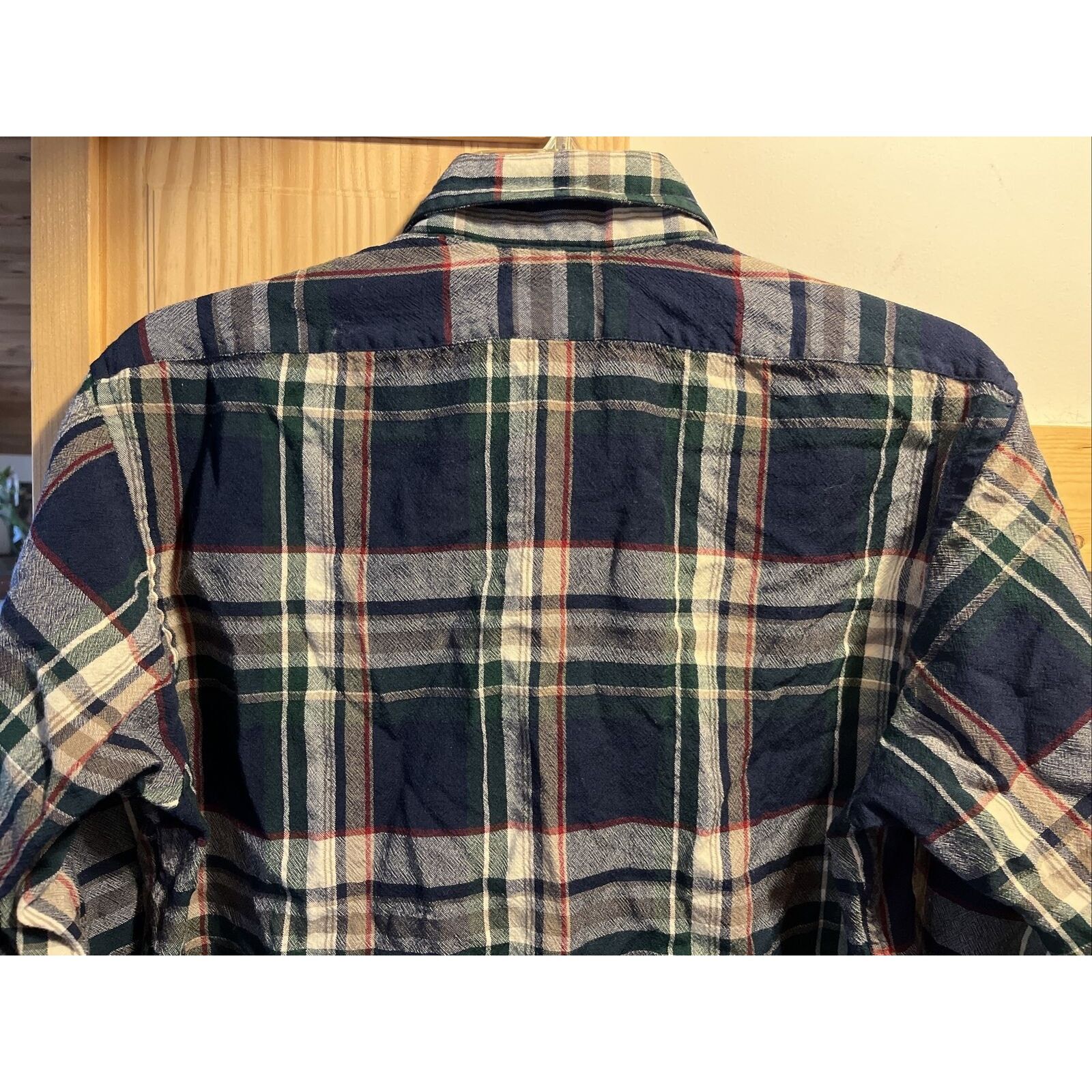 Pendleton Pendleton Sir Men’s M Green Plaid LS Wool Shirt *shrunk* Size US M / EU 48-50 / 2 - 10 Thumbnail