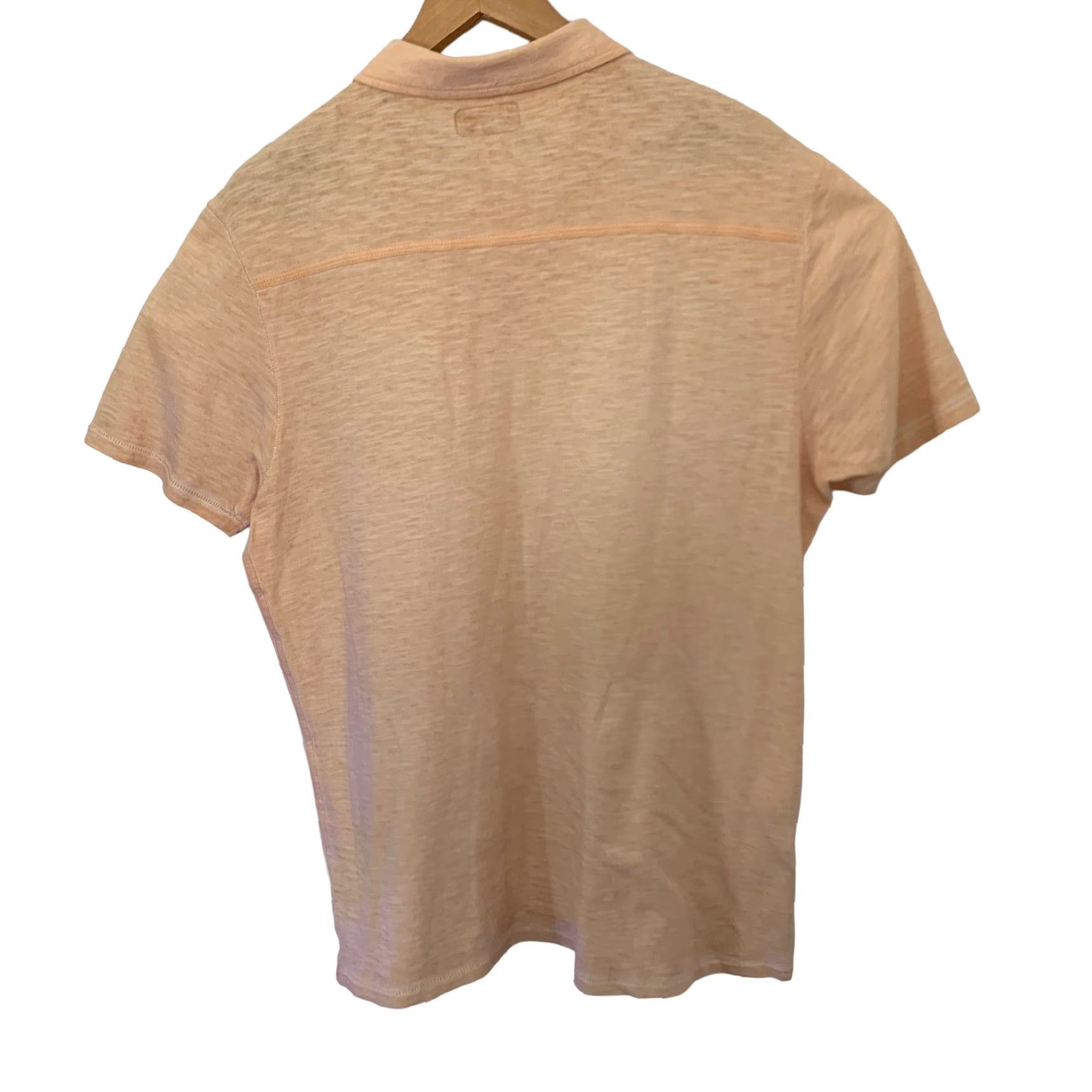 Tommy Bahama VINTAGE Tommy Bahama Jeans Polo Shirt Mens Medium Short Sleeve Lightweight Gold Polo Shirt Casual 100% Cotton Jersey Golf Recreation Mens Size US M / EU 48-50 / 2 - 5 Thumbnail