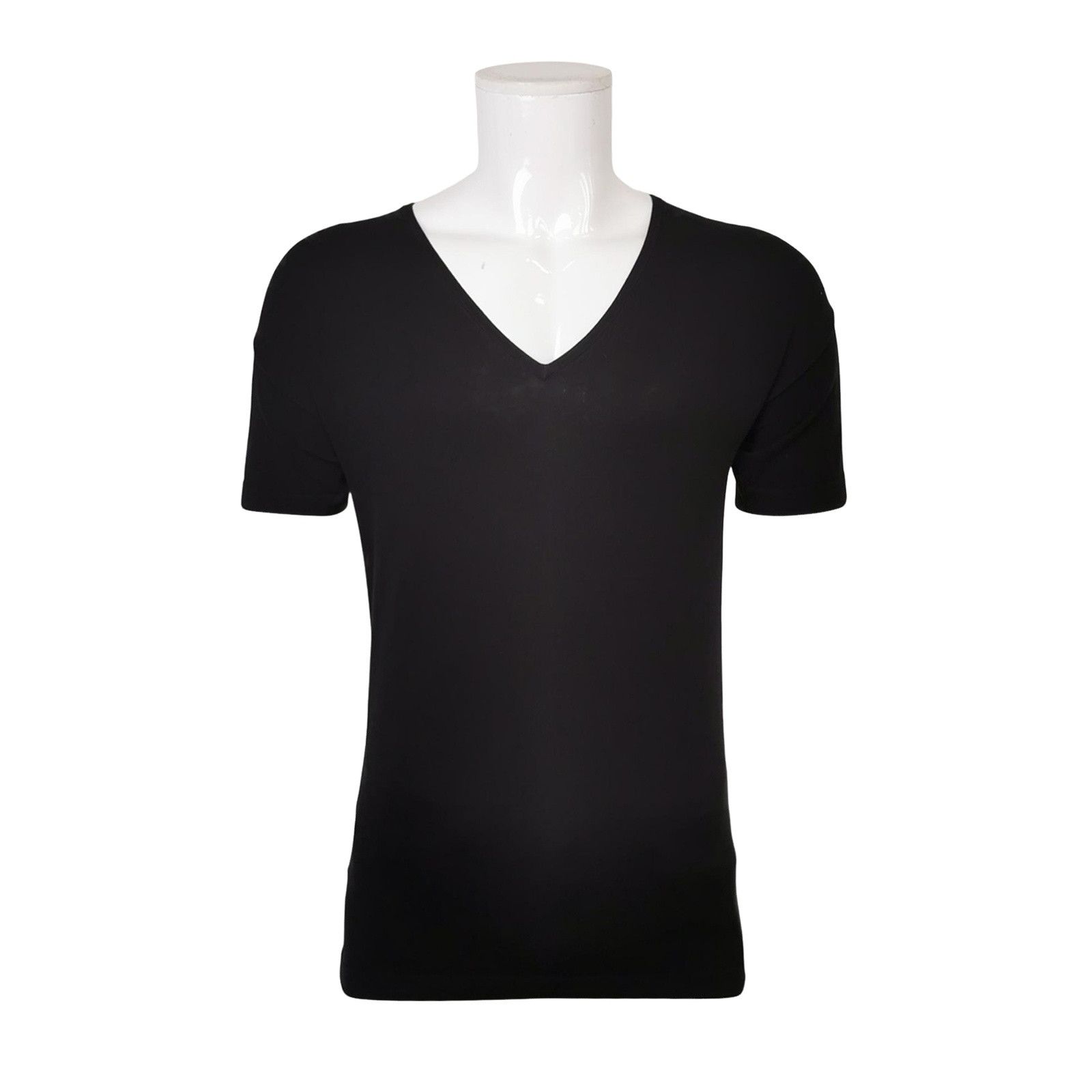 Alexander Wang Alexander Wang V-Neck Cotton Blend T-Shirt XS Size US XS / EU 42 / 0 - 1 Thumbnail