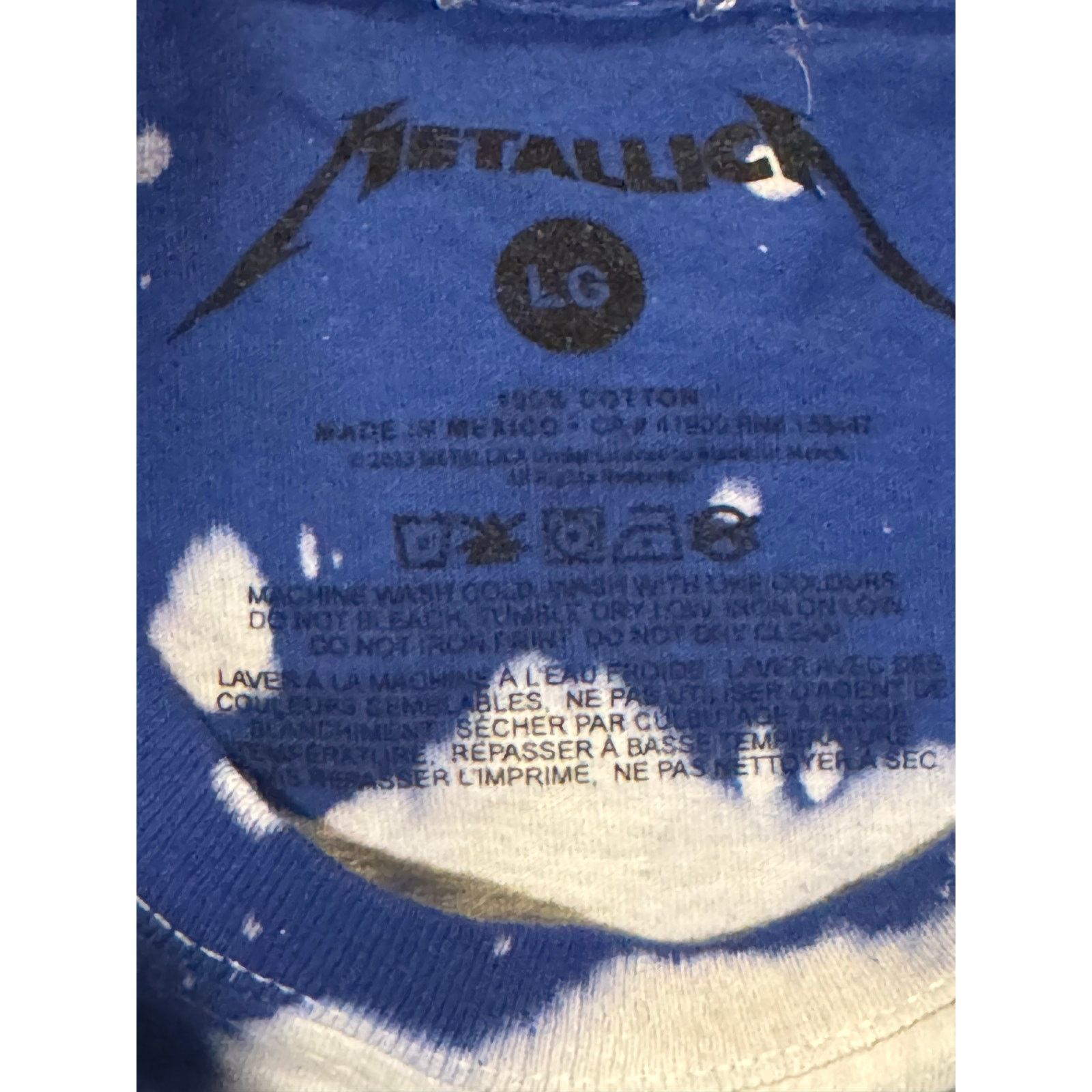 Other METALLICA Graphic Tee In Vertigo You Will Be Tie Dye Large Size US L / EU 52-54 / 3 - 5 Thumbnail