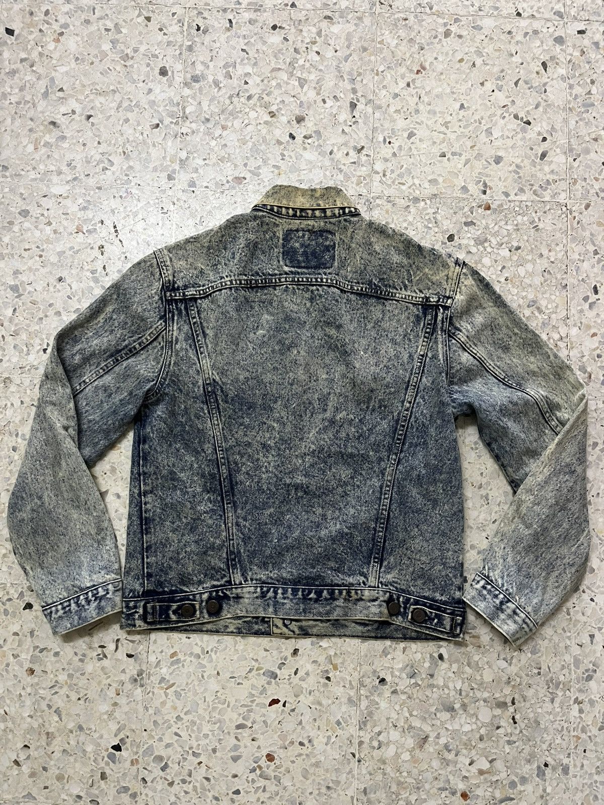 Levi's Vtg 80s Levi’s 70610 Acid Wash Trucker Jacket Size US M / EU 48-50 / 2 - 4 Thumbnail