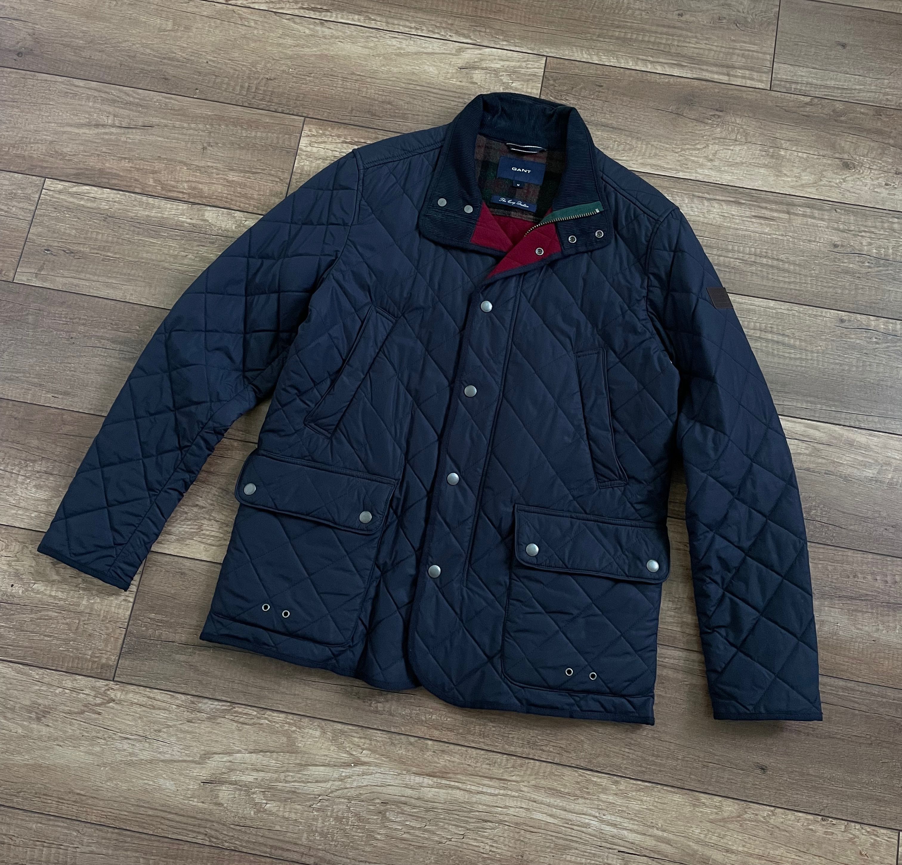 Gant Gant The Cozy Quilter Insulated Blue Quilt Jacket Coat Size US M / EU 48-50 / 2 - 1 Thumbnail