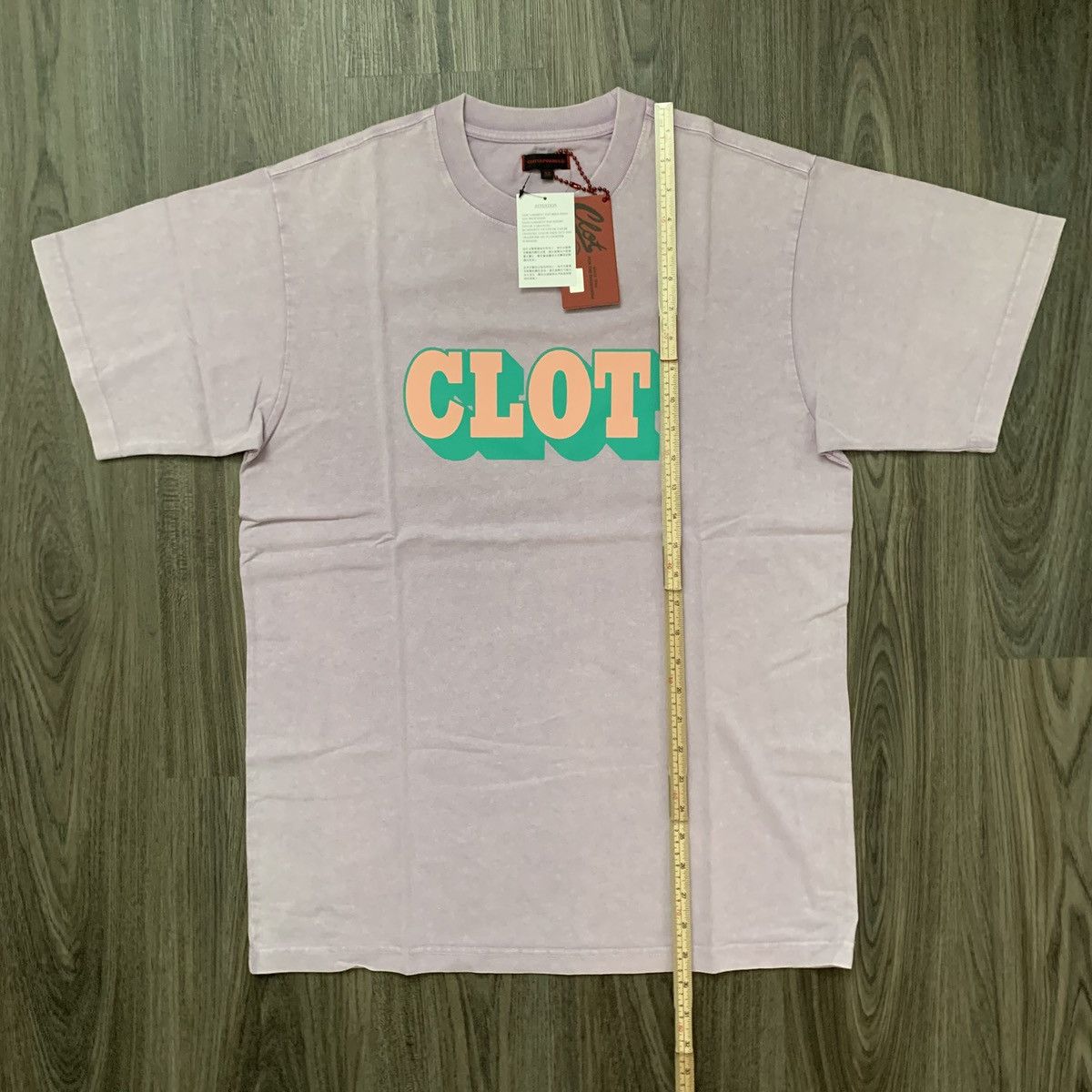 CLOT Clot Shadow Logo Short Sleeve tee Tshirt Purple Medium Size US M / EU 48-50 / 2 - 7 Thumbnail