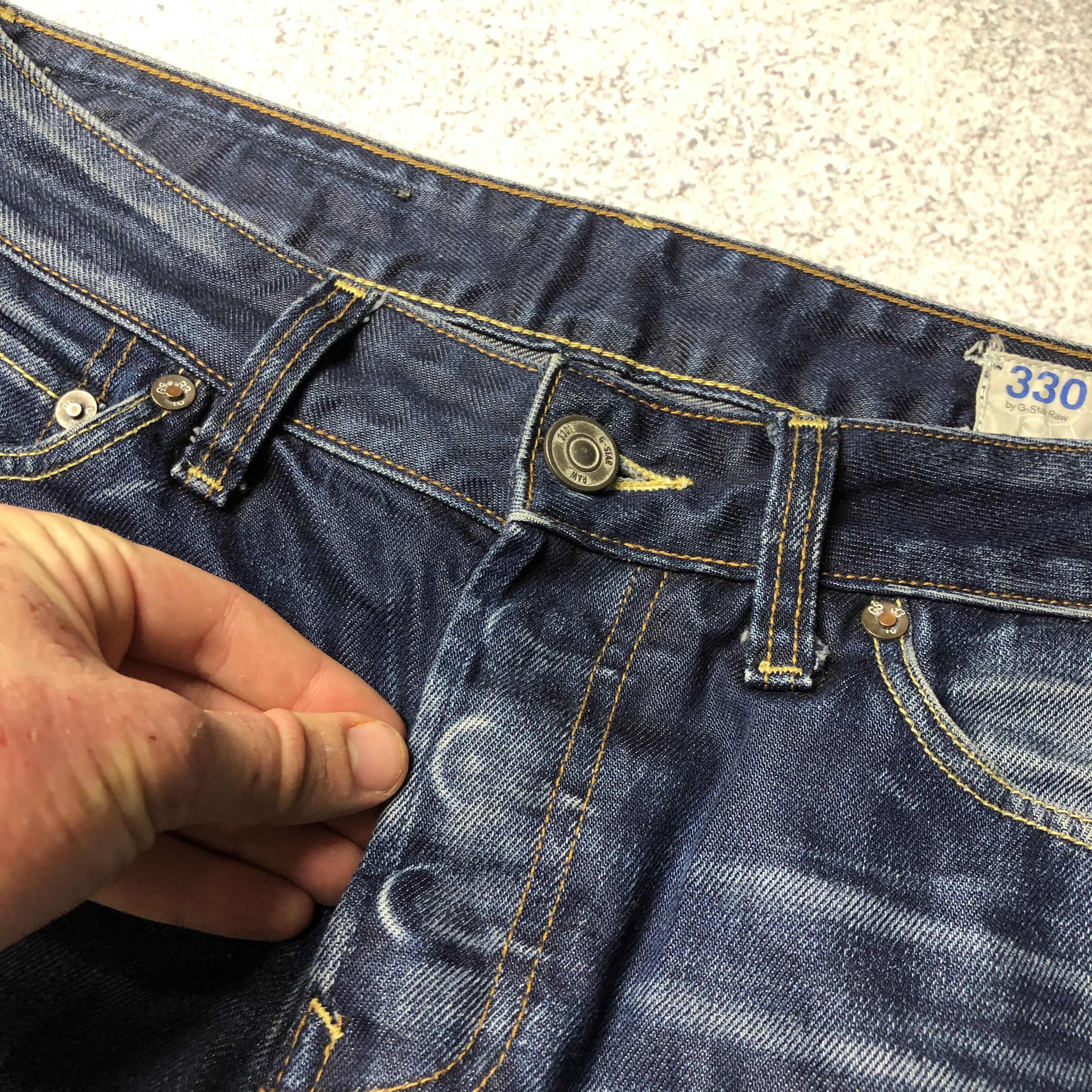 G-Star Vintage G-Star Raw Low Tapered Jeans Pants Size US 30 / EU 46 - 6 Thumbnail