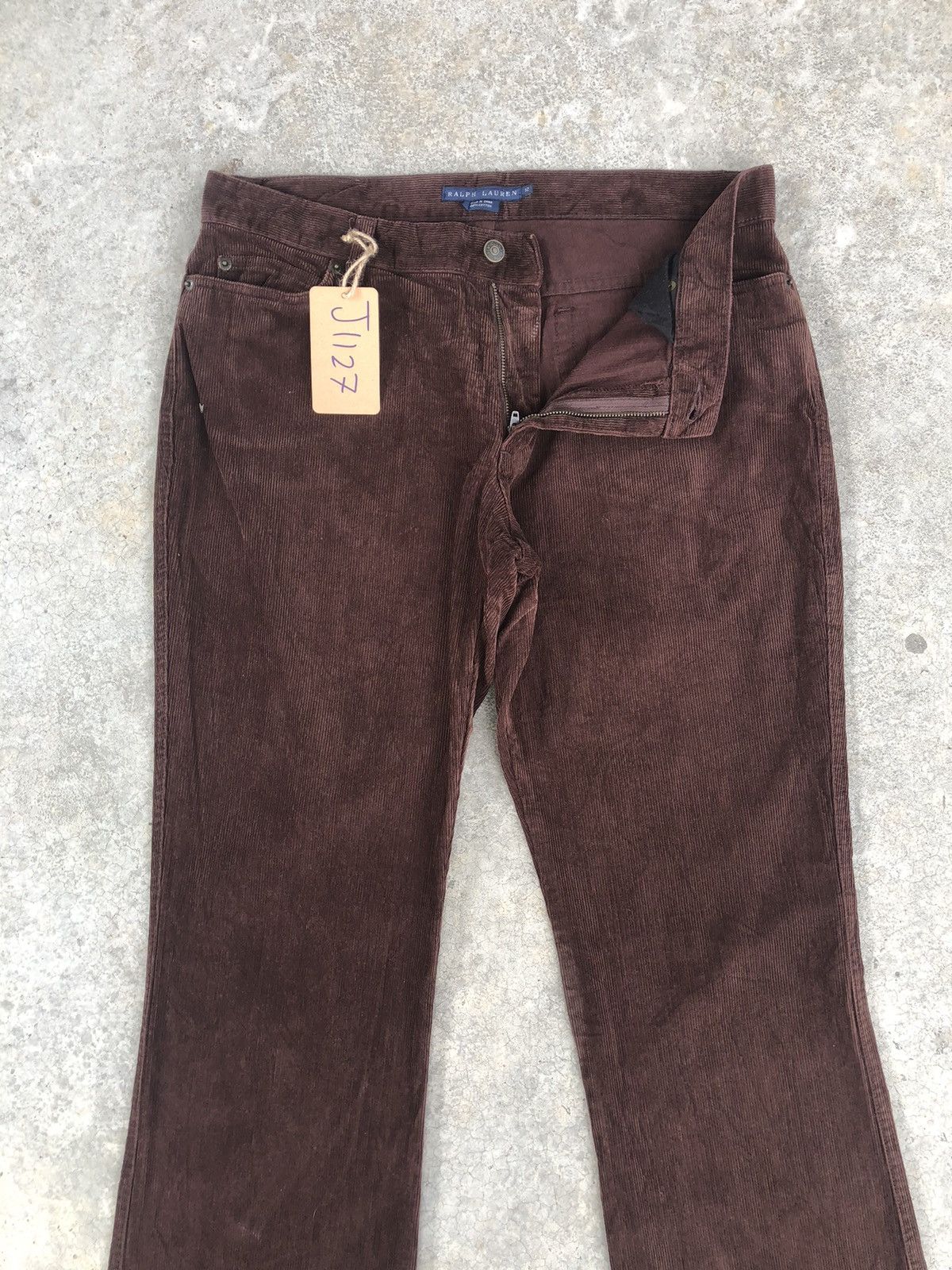 If Six Was Nine Ralph Lauren Flared Jeans Bootcut Corduroy Size US 32 / EU 48 - 3 Thumbnail