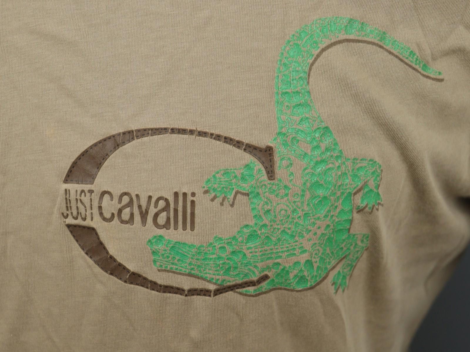 Just Cavalli Just Cavalli Brown Graphic Logo Pullover T-Shirt Size XL Size US XL / EU 56 / 4 - 4 Thumbnail
