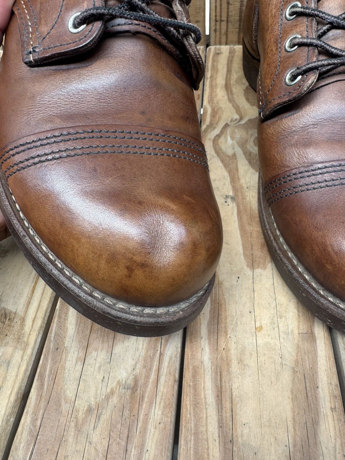 Red Wing Red Wing 8111 iron ranger Brown leather Boots UK 7.5 D Size US 8.5 / EU 41-42 - 5 Thumbnail