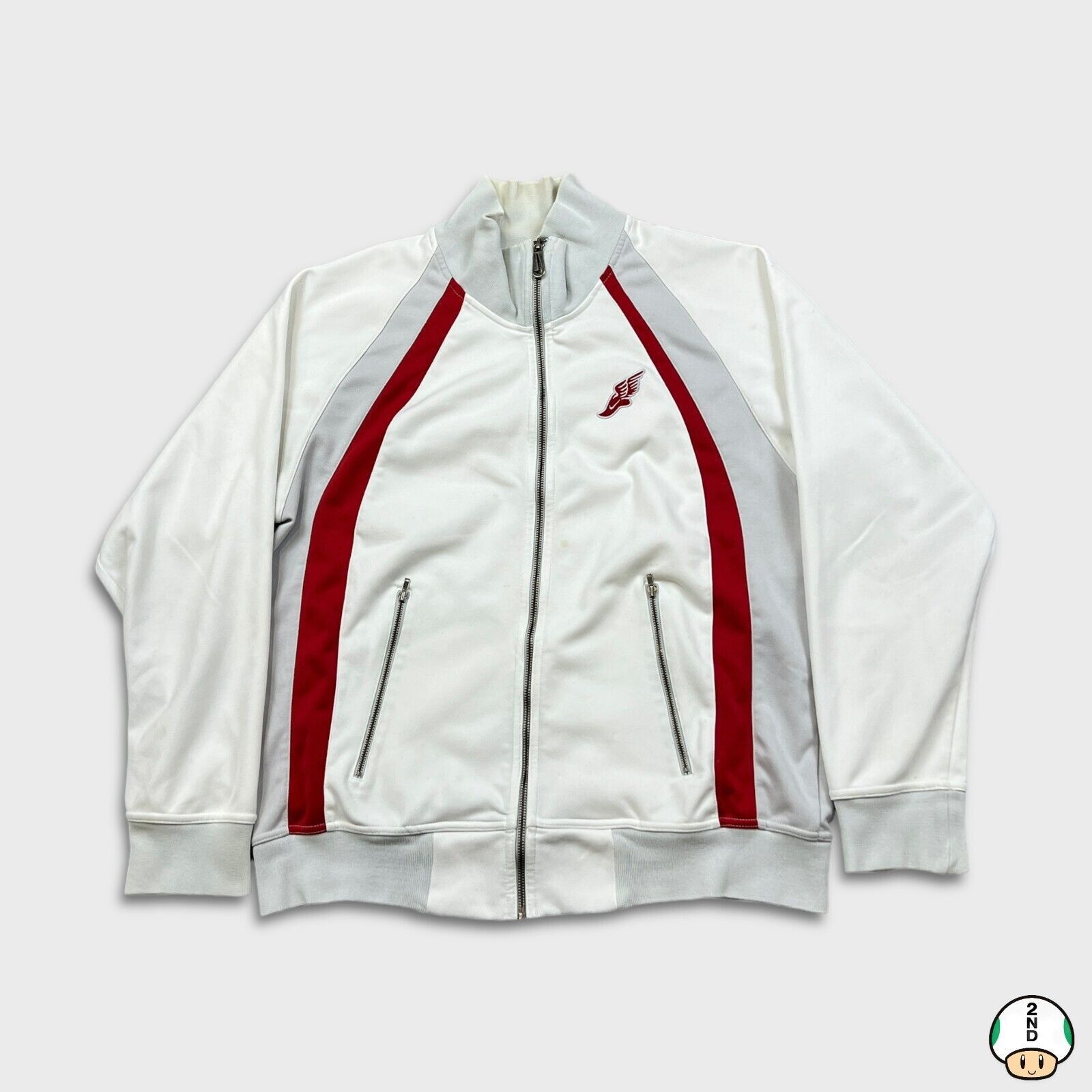 Nike × Vintage Vintage Nike Air Pegasus Track Jacket Medium 90s Tracksuit Size US M / EU 48-50 / 2 - 1 Thumbnail