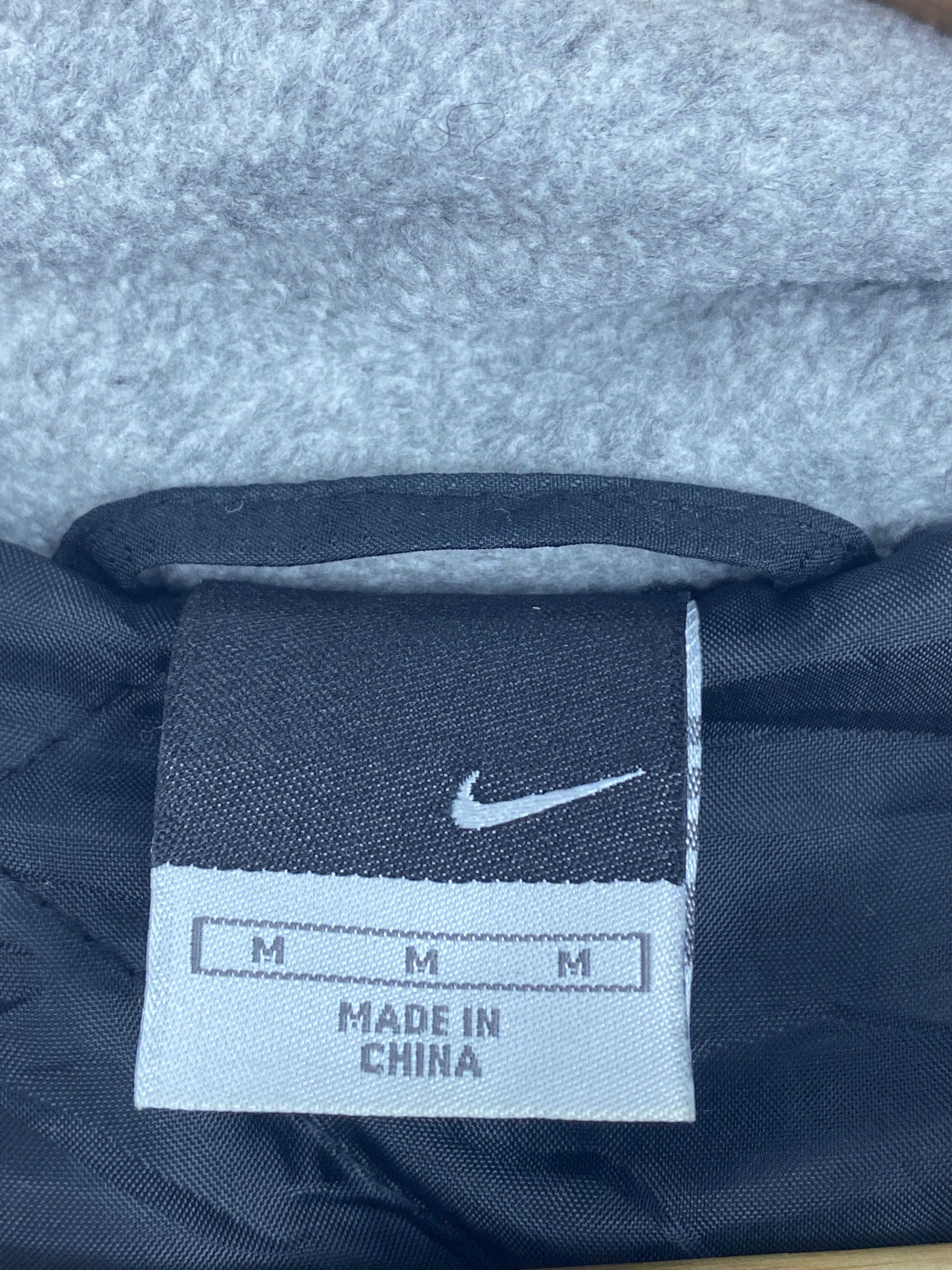 Nike Vintage 90s Nike Zipper Up Long Jacket Black Size US M / EU 48-50 / 2 - 5 Thumbnail