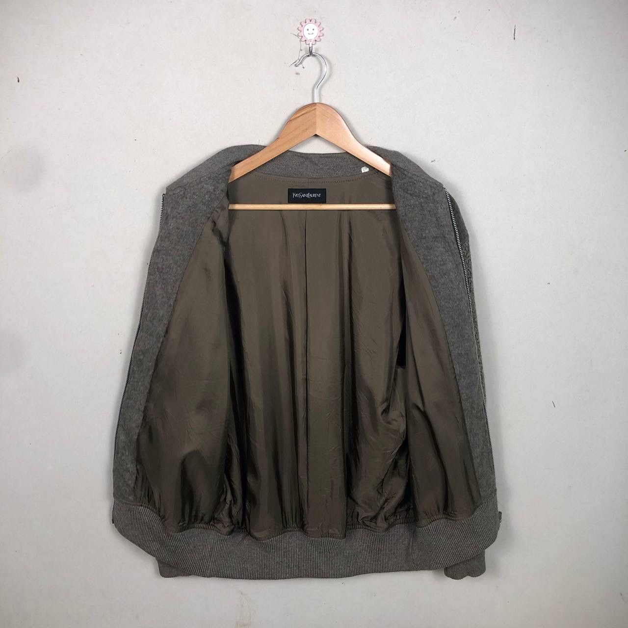 Yves Saint Laurent Yves Saint Laurent Wool Brown Jacket Size US M / EU 48-50 / 2 - 8 Thumbnail