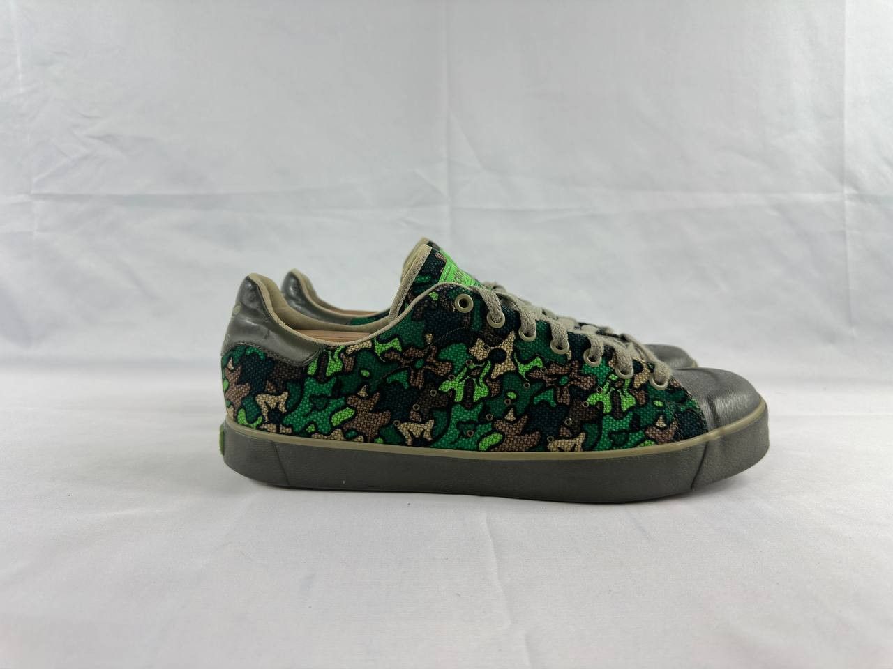Adidas RARE Adidas Stan Smith Safety 2006 Camo Green Size US 11 / EU 44 - 1 Thumbnail