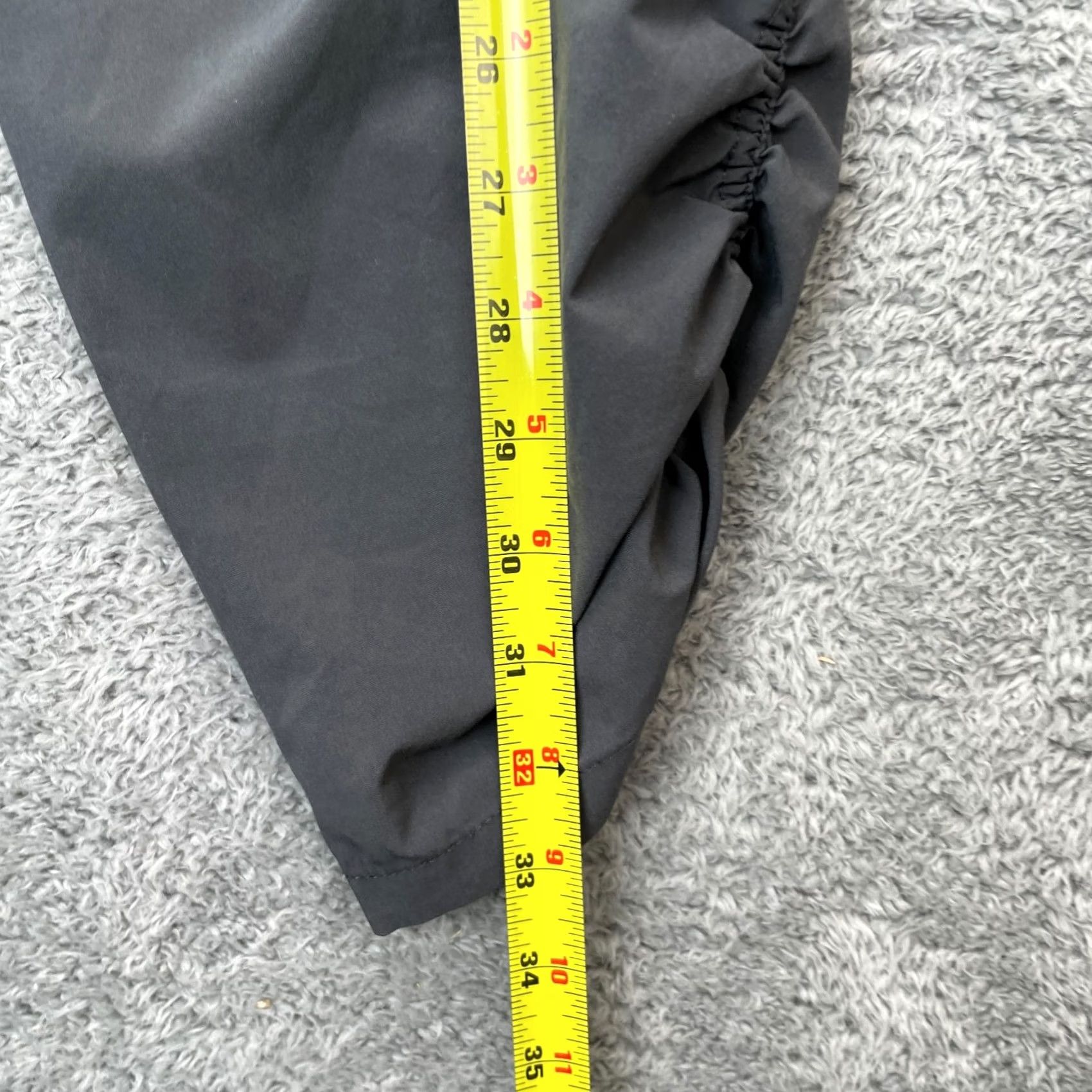 Prana Prana Pants Womens Small Gray Ripstop Capri Drawstring Yoga Athleisure Size 28" / US 6 / IT 42 - 5 Thumbnail