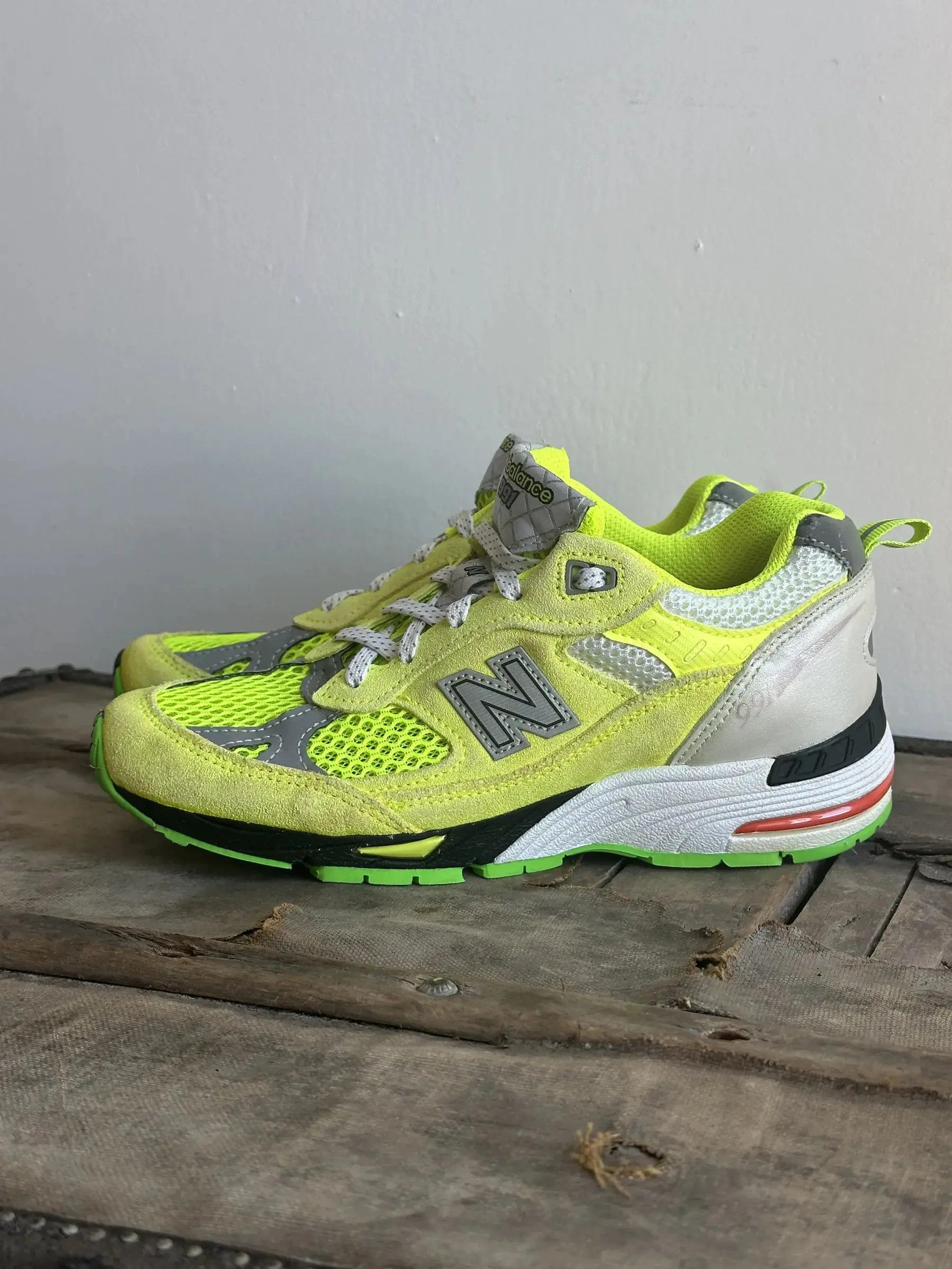 Aries × New Balance NEW BALANCE x ARIES 991 Shoes Sneakers Suede Leather Size US 5.5 / IT 35.5 - 1 Thumbnail