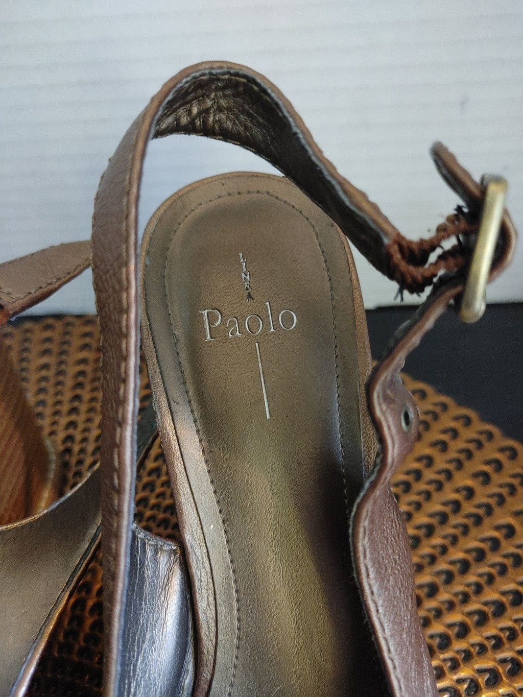 Linea Linea Paolo Juanita Leather Wedges Size 7 Size US 7 / IT 37 - 4 Thumbnail
