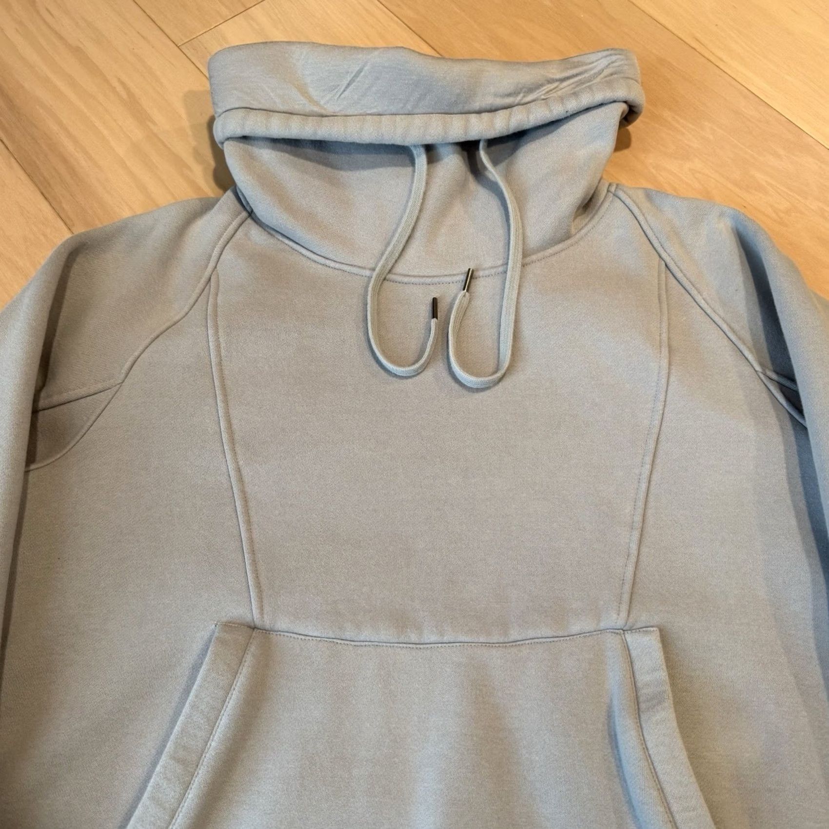 Helmut Lang Helmut Lang Hoodie Women's 2XL Gray Fleece Pullover Designer Glam Cowl Neck Size XXL / US 16-18 / IT 52-54 - 3 Thumbnail