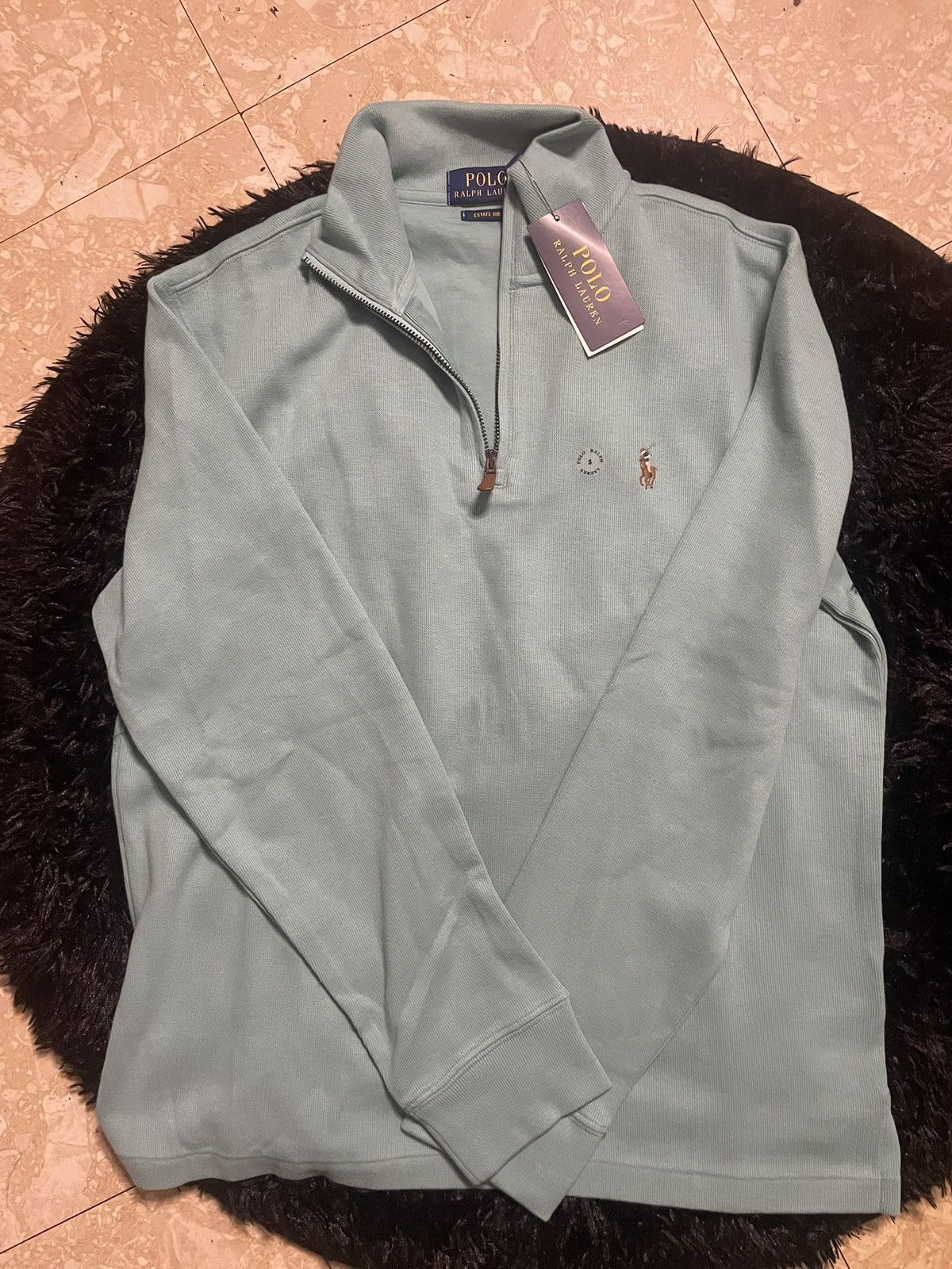 Polo Ralph Lauren POLO RALPH LAUREN ESTATE RIB QUARTER ZIP PULLOVER - PULLOVER Size US S / EU 44-46 / 1 - 4 Thumbnail