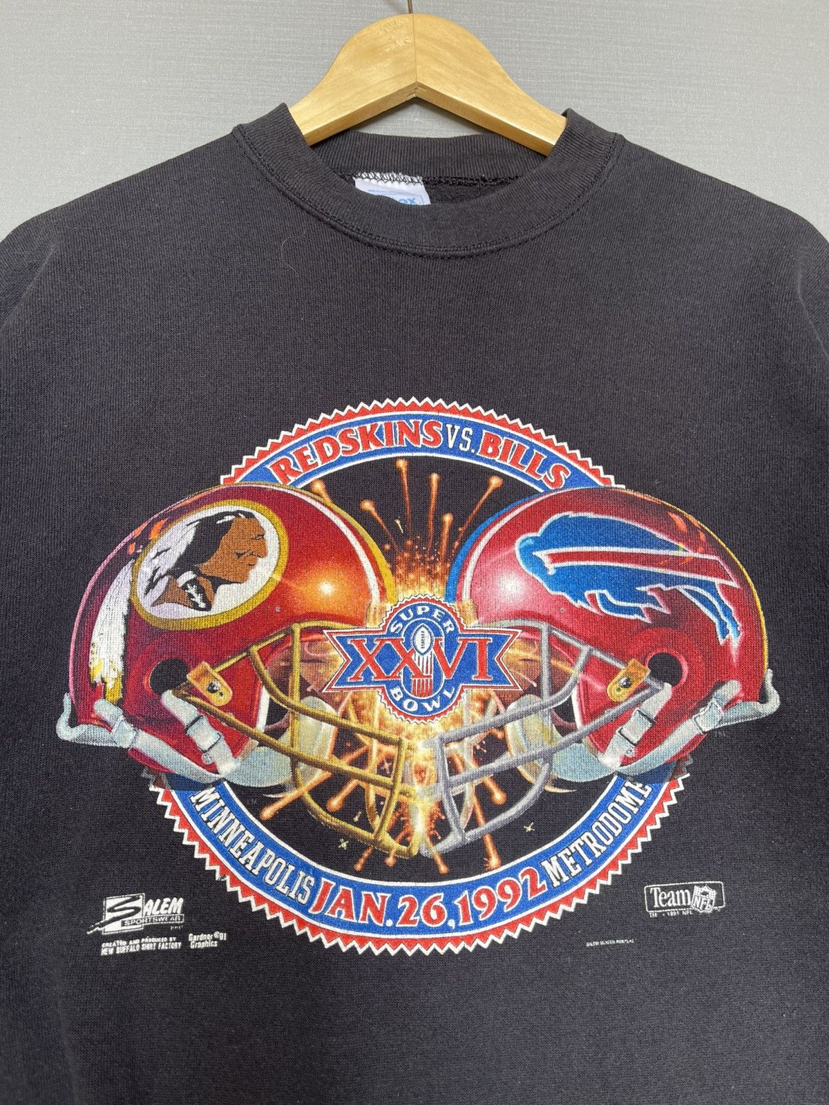 Salem Sportswear Vintage 1991 Super Bola XXVI Sweatshirt Size US XL / EU 56 / 4 - 2 Thumbnail