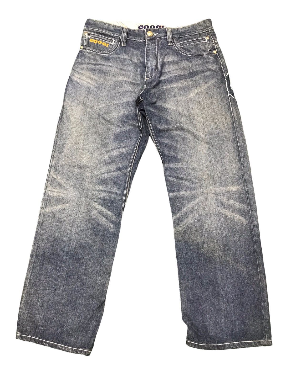 Affliction 🔥🔥Crazy Rare Affliction Style Coogi Y2K Embroidery Jeans Size US 38 / EU 54 - 2 Thumbnail