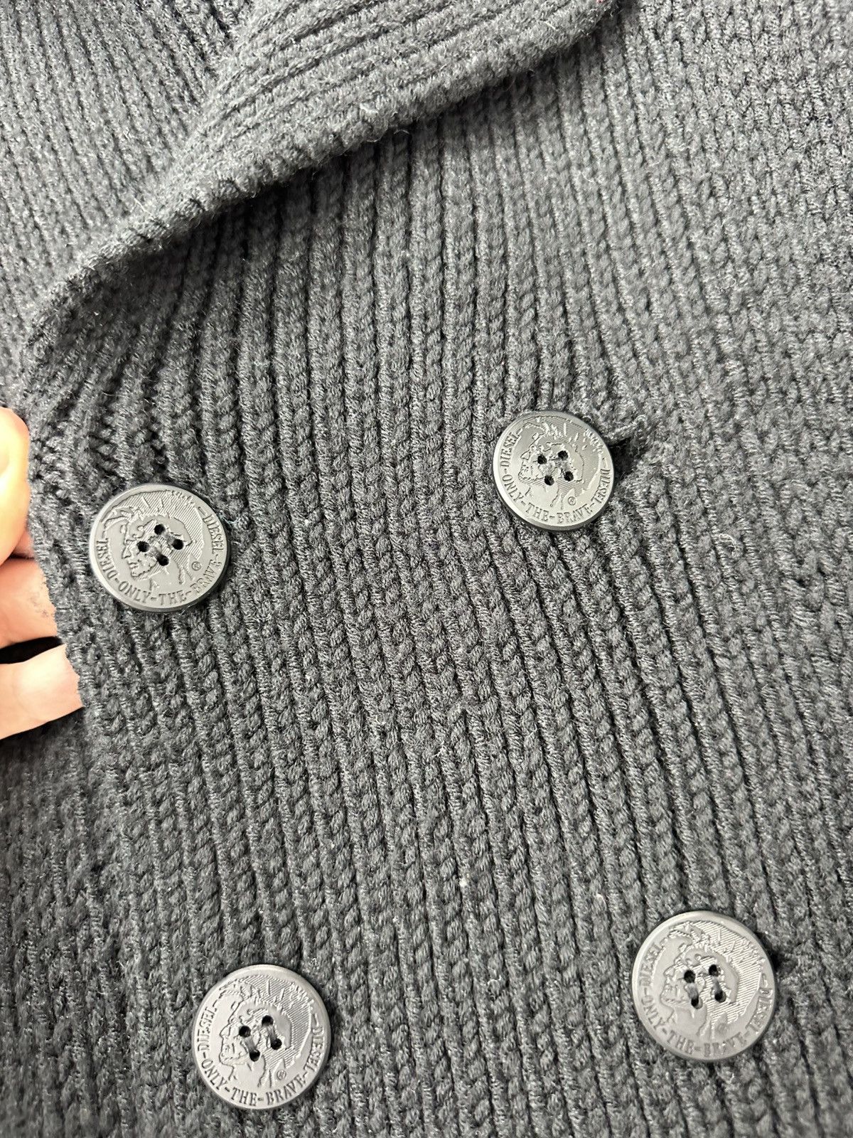 Diesel Diesel Tricot&Co Heavyweight Button Sweater Quality Knit Size US M / EU 48-50 / 2 - 8 Thumbnail