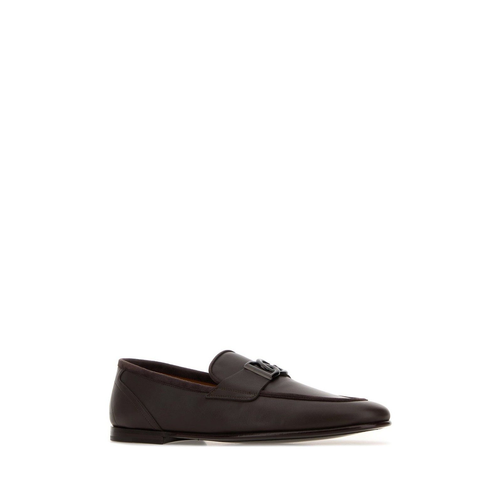 Dolce & Gabbana DOLCE & GABBANA Brown Leather Loafers New & Authentic (Men's Size US 7 / EU 40 - 4 Thumbnail