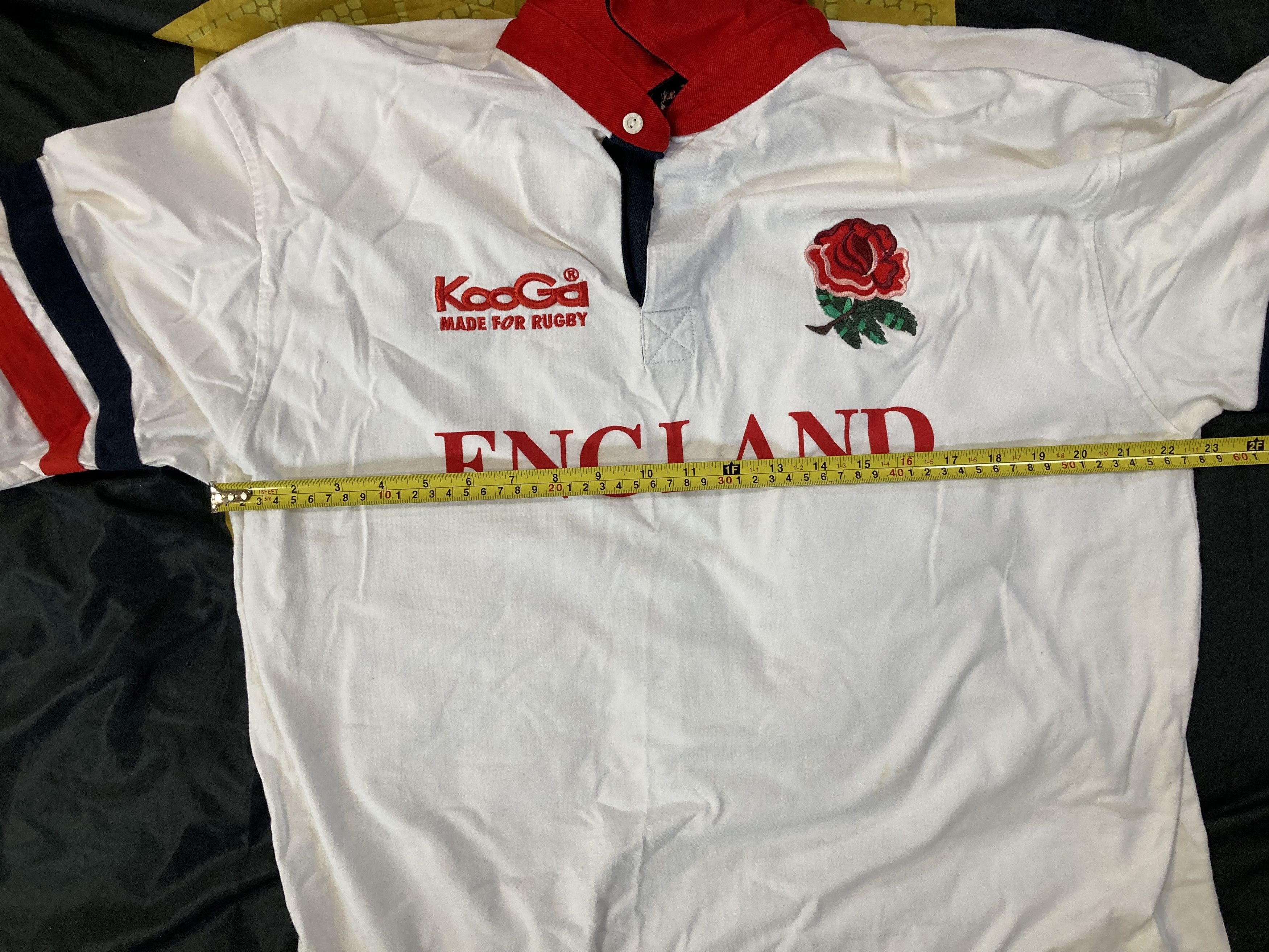 Vintage Vintage 2000's Kooga England Rugby Polo Shirt Size US XL / EU 56 / 4 - 9 Thumbnail