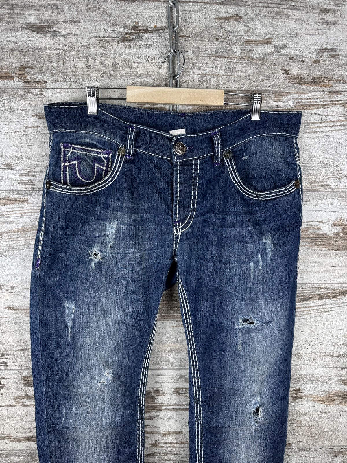 True Religion Mens Vintage True Religion baggy jeans denim pants y2k rare Size US 34 / EU 50 - 4 Thumbnail