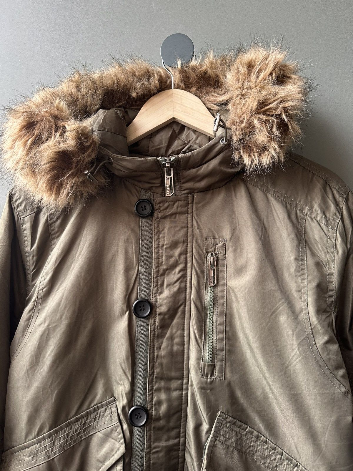 Other Poolman Bomber Faux Fur Nylon Jacket Size US S / EU 44-46 / 1 - 2 Thumbnail