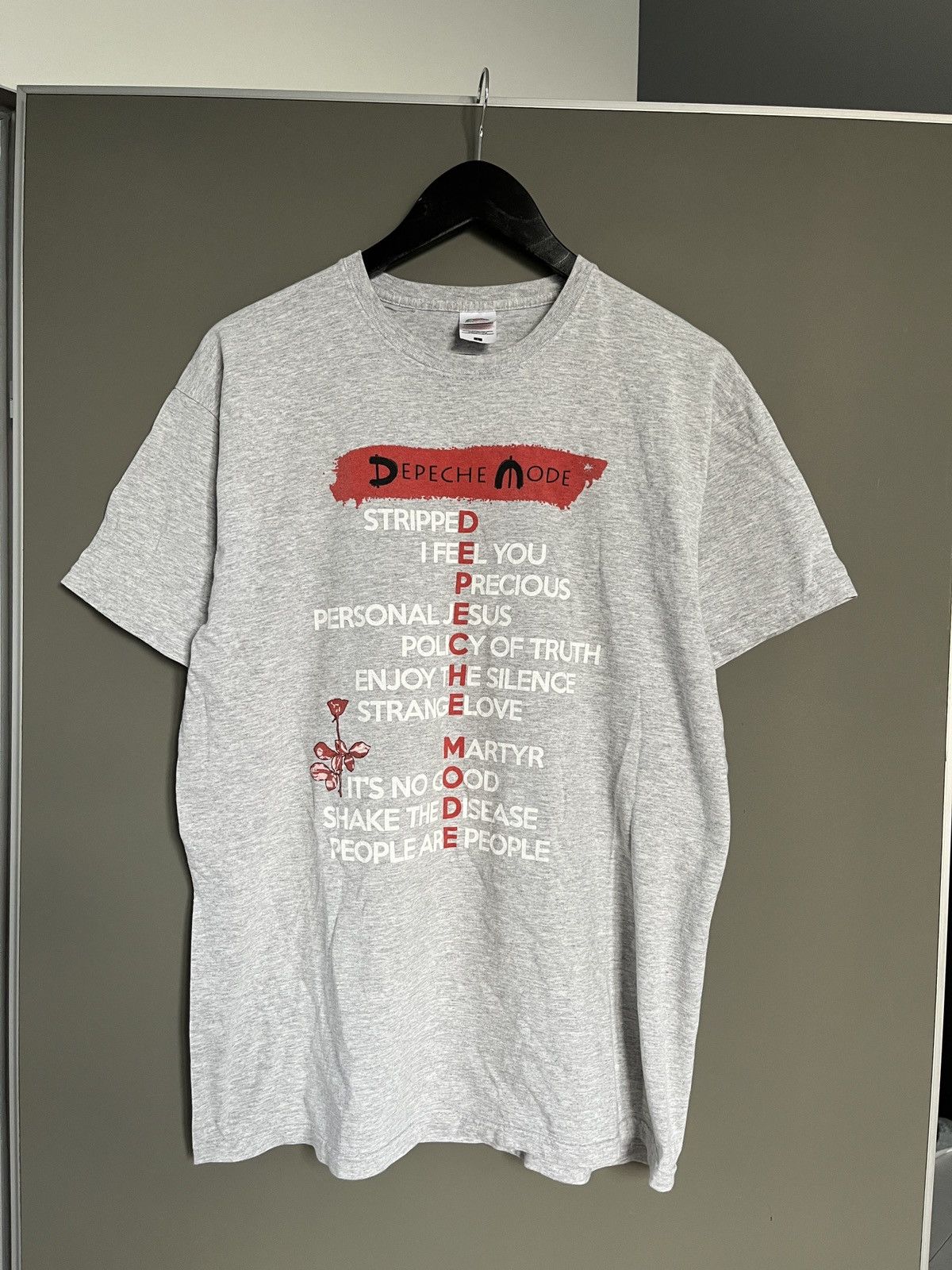 Vintage Depeche Mode All Hits Vintage Gray T-shirt Size US L / EU 52-54 / 3 - 1 Thumbnail