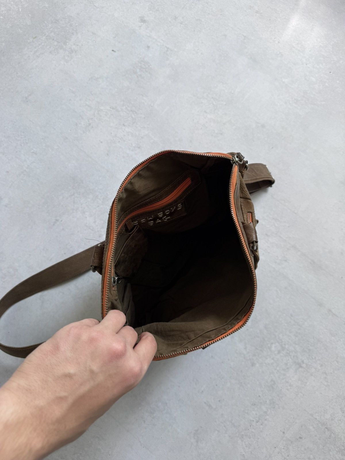 Other Cowboys Bags 100% Leather Vintage Unisex Shoulder Bag Size ONE SIZE - 10 Thumbnail