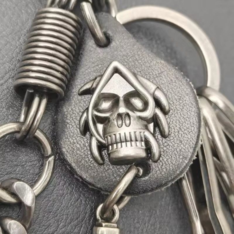 Japanese Brand × Vintage Vintage Keychain Jeans Chain Skull Dagger Belt Chain Size ONE SIZE - 7 Thumbnail