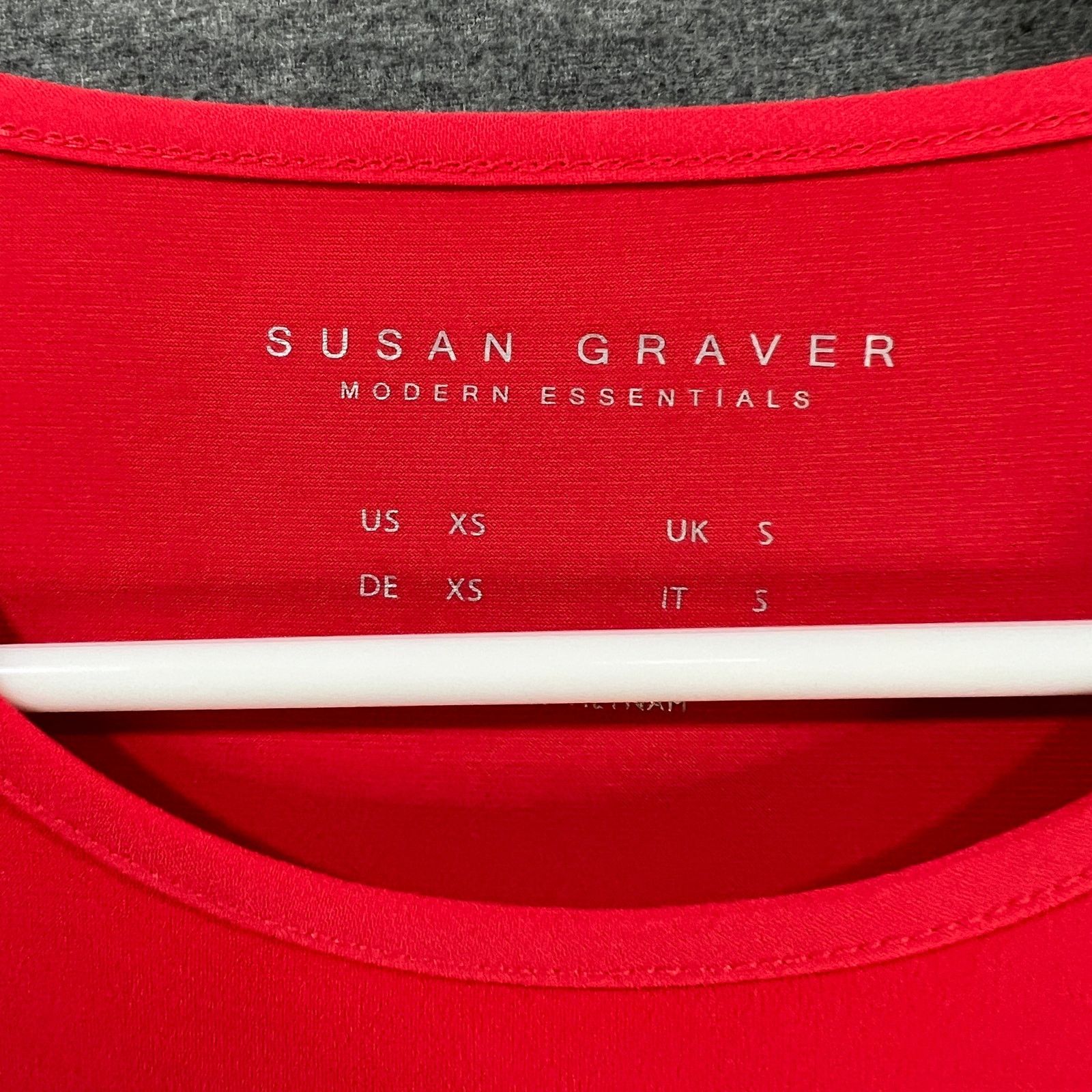 Other Susan Graver Modern Essentials Regular Liquid Knit Tunic Size XS / US 0-2 / IT 36-38 - 2 Thumbnail