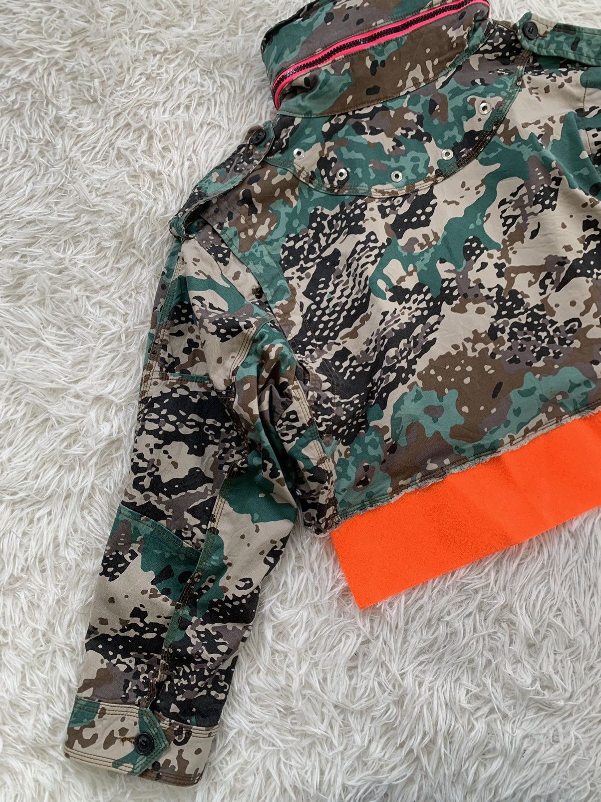 Diesel Diesel Camo Military Combat RR55 Crop Jacket Size M / US 6-8 / IT 42-44 - 7 Thumbnail